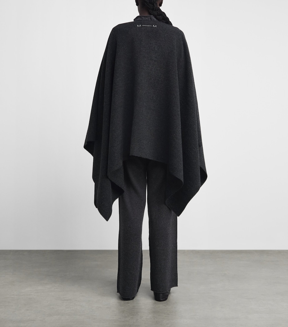 MM Womens Wool-Blend Cardigan Dark Grey Image 5