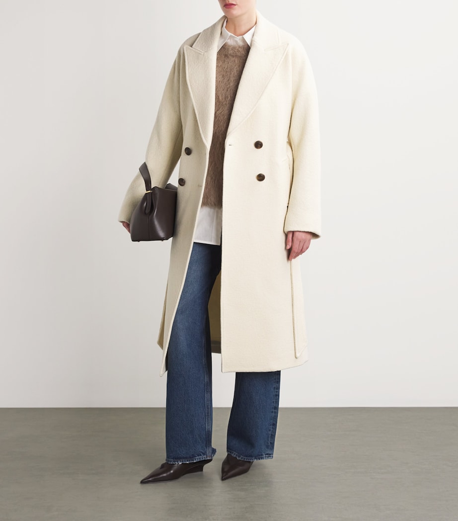 Dickey Wrap Trenchcoat W0007 ECRU Image 2