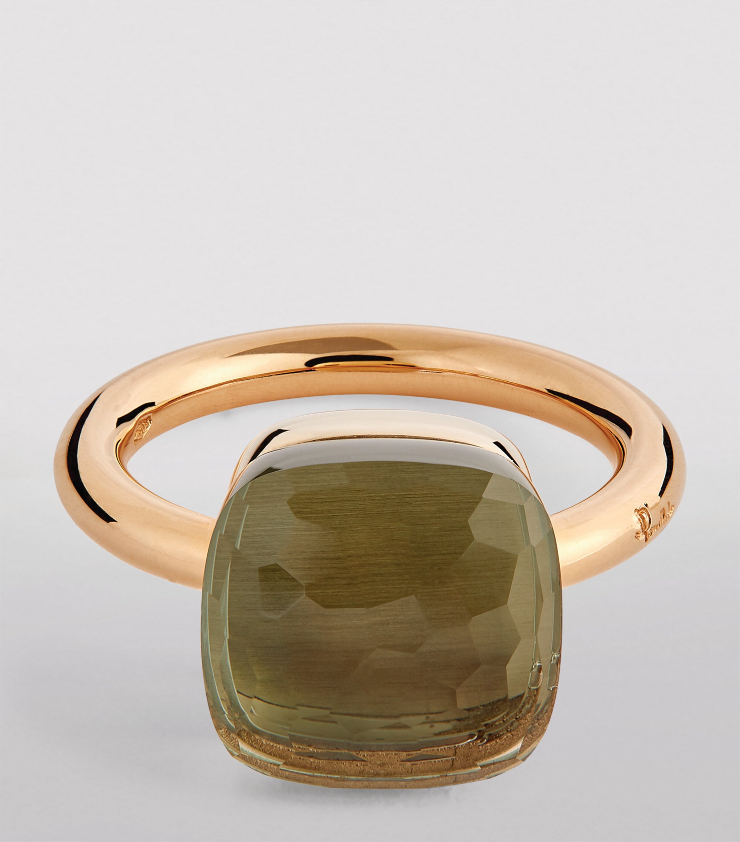 Mixed Gold and Prasiolite Nudo Maxi Ring 000PA Image 3