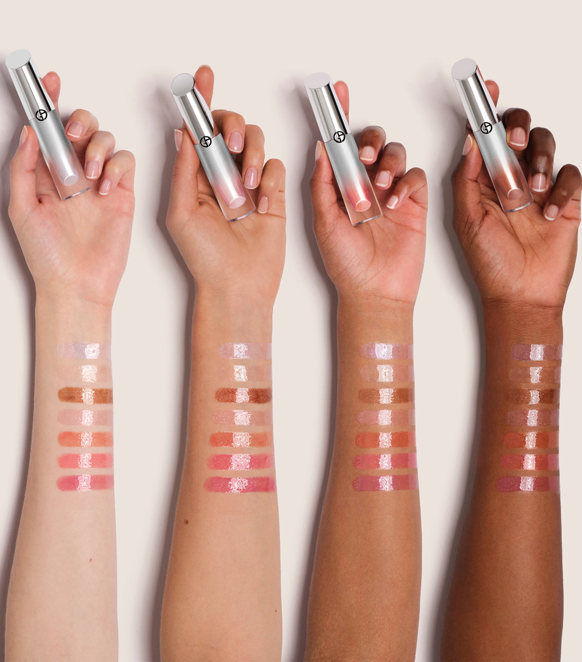 Armani Prisma Glass Icy Plumper Lip Gloss ICE PINK Image 2