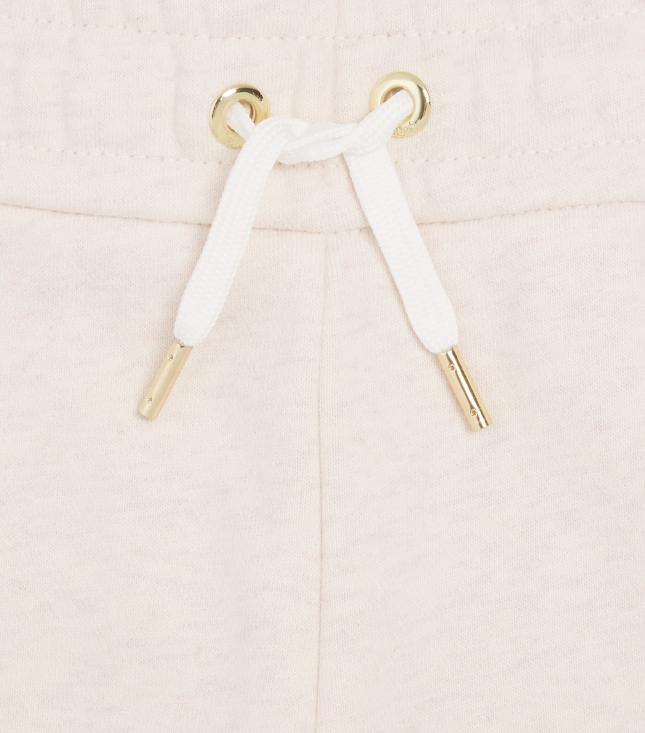 Chloé Kids Cotton Sweatpants (4-14 Years) Cn Ecru Image 2