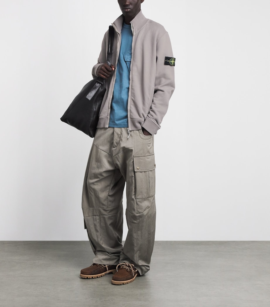 Stone Island Mens Organic Cotton Track Jacket Image 2