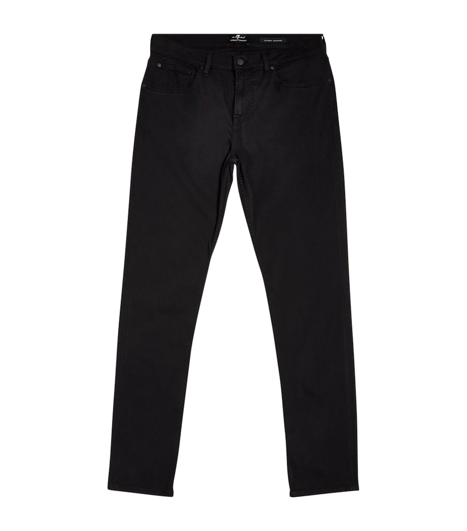 Slimmy Tapered Luxe Performance Plus Jeans BLACK Image 1