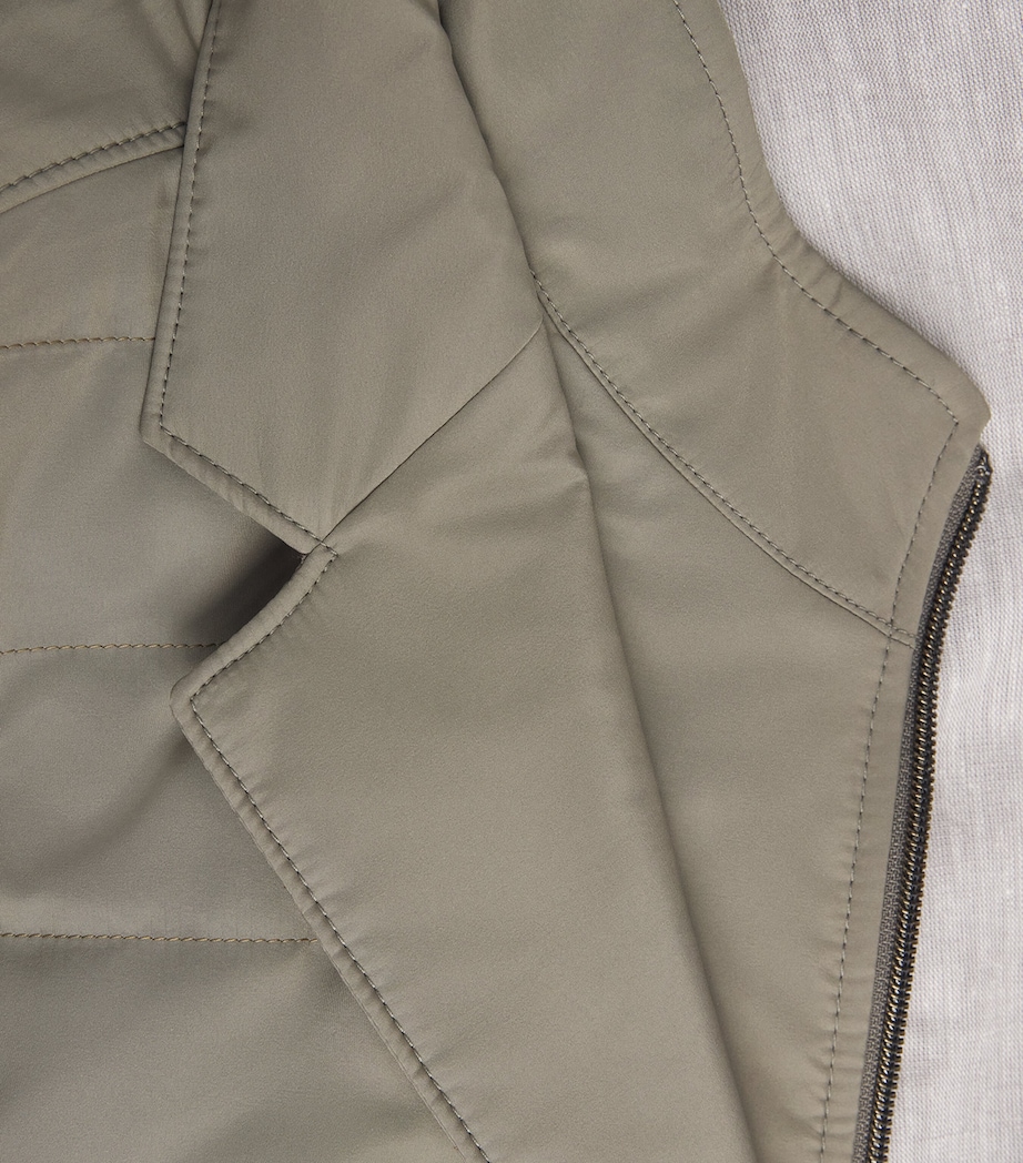 Technical Hybrid Blazer Jacket 050 GREEN COLOURED Image 5