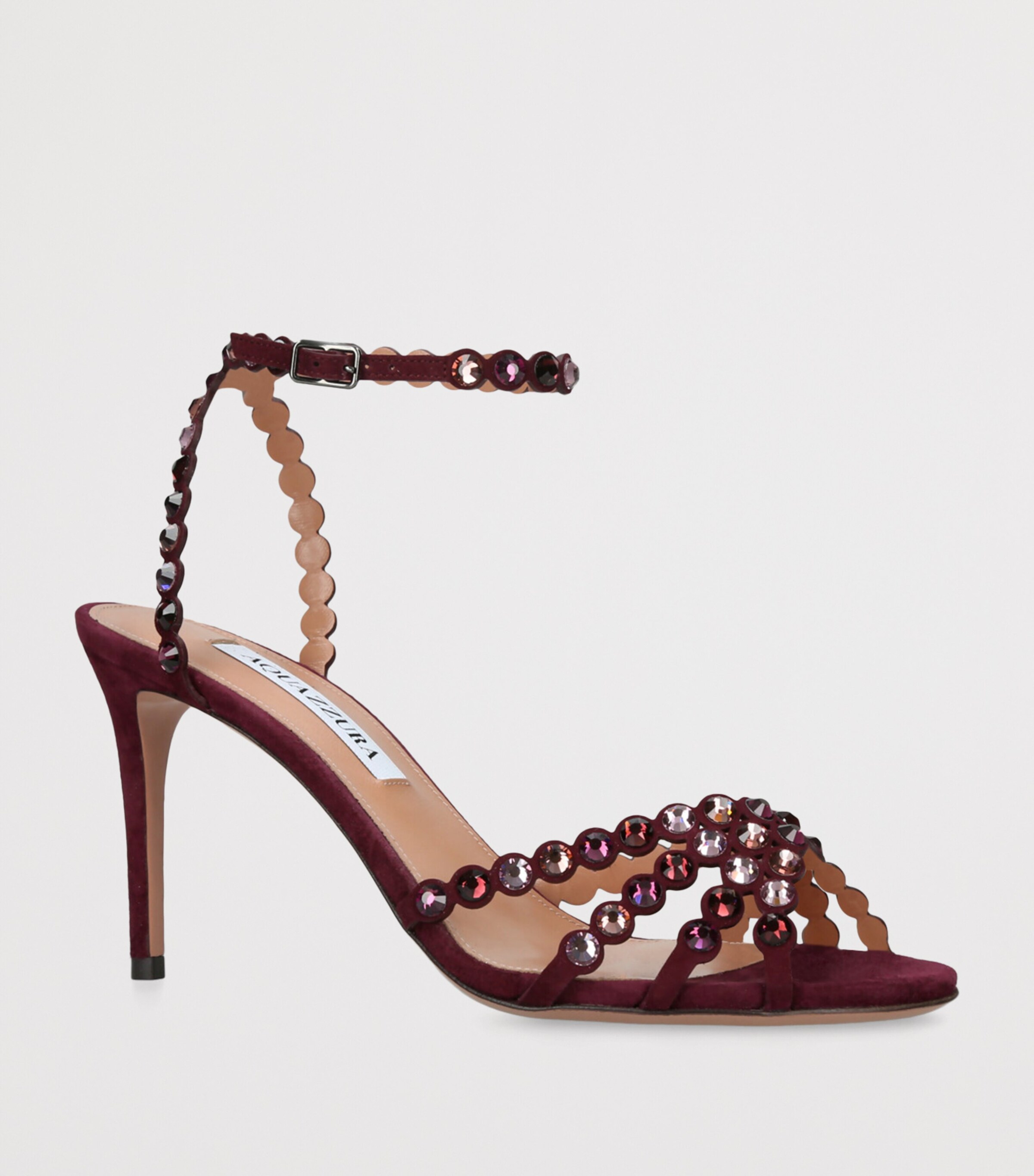 Suede Tequila Sandals 85 PURPLE Image 3