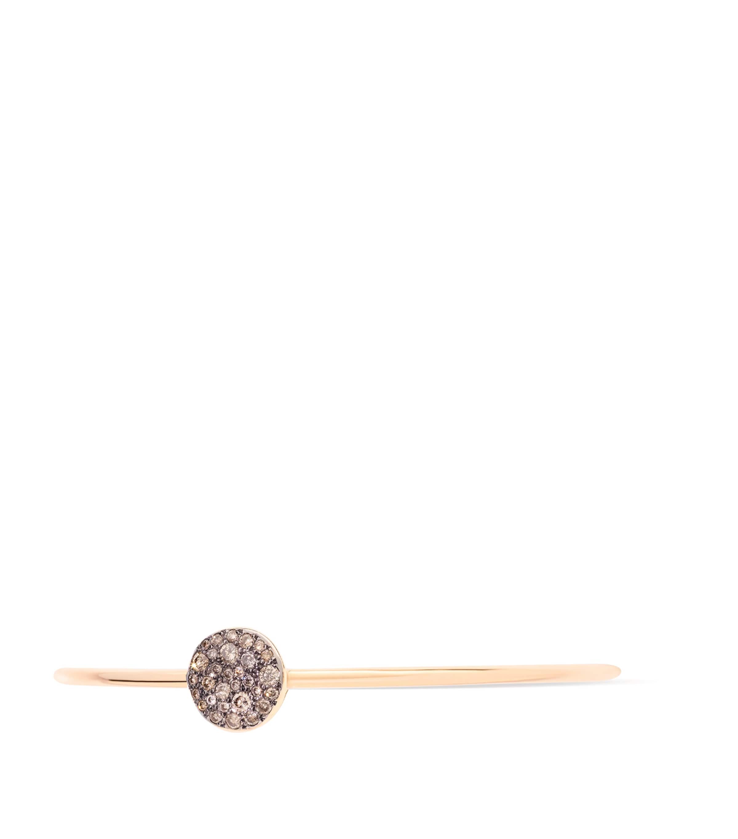 Rose Gold and Brown Diamond Sabbia Bangle DBR00 Image 2