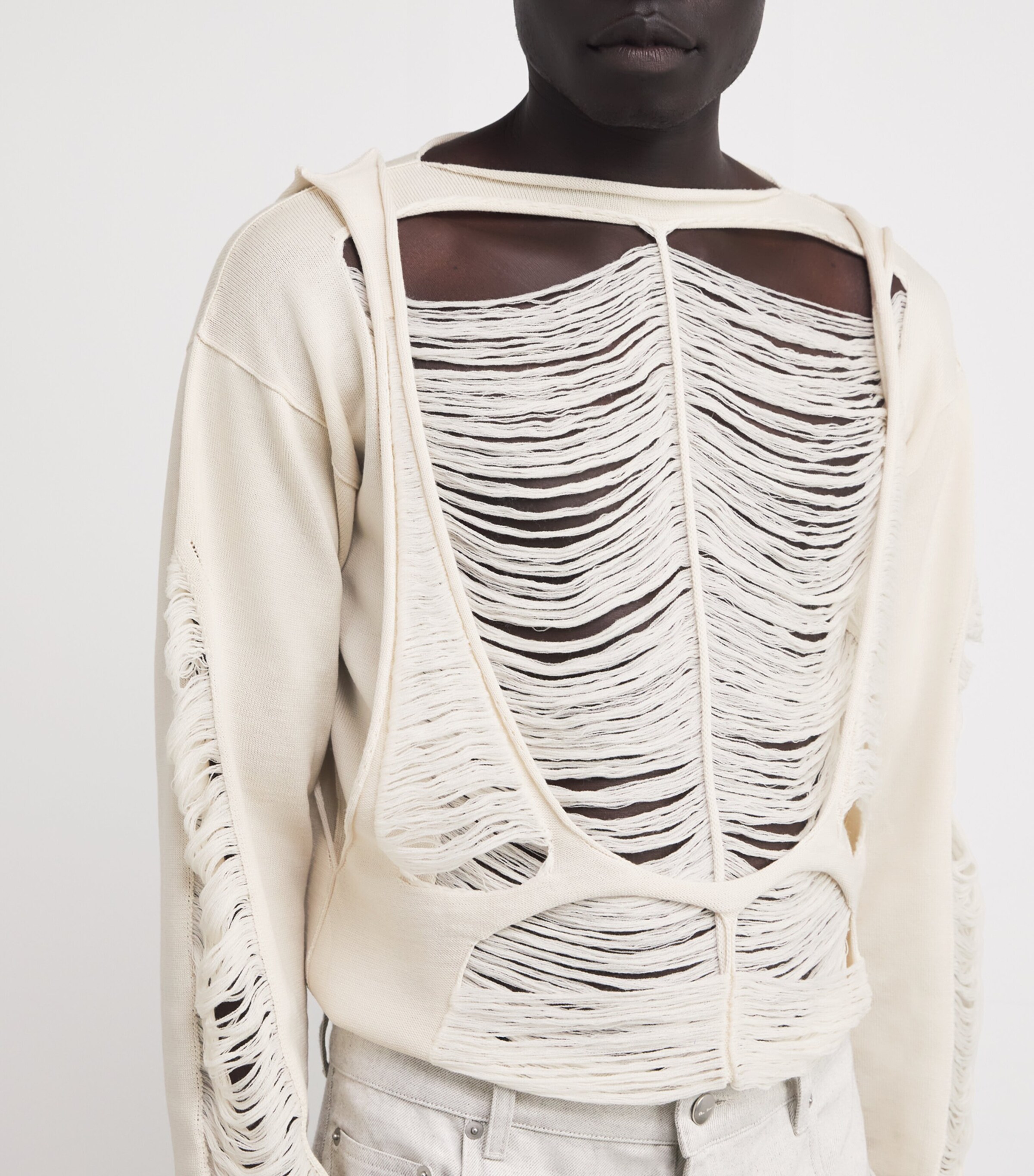 Wool Distressed Sweater 41/DINGE Image 6