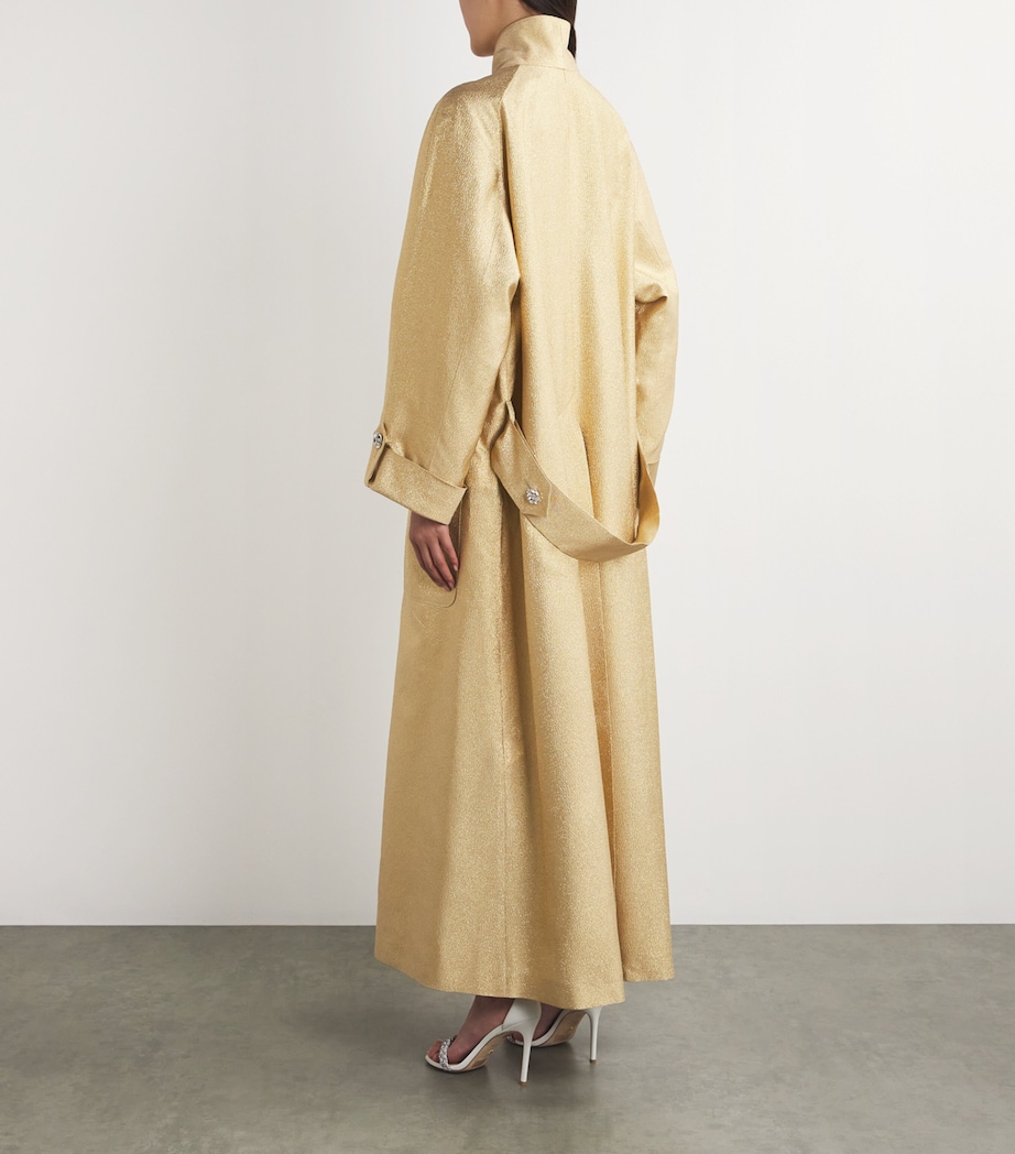 Lamé A-Line Gown 5 / GOLD Image 3