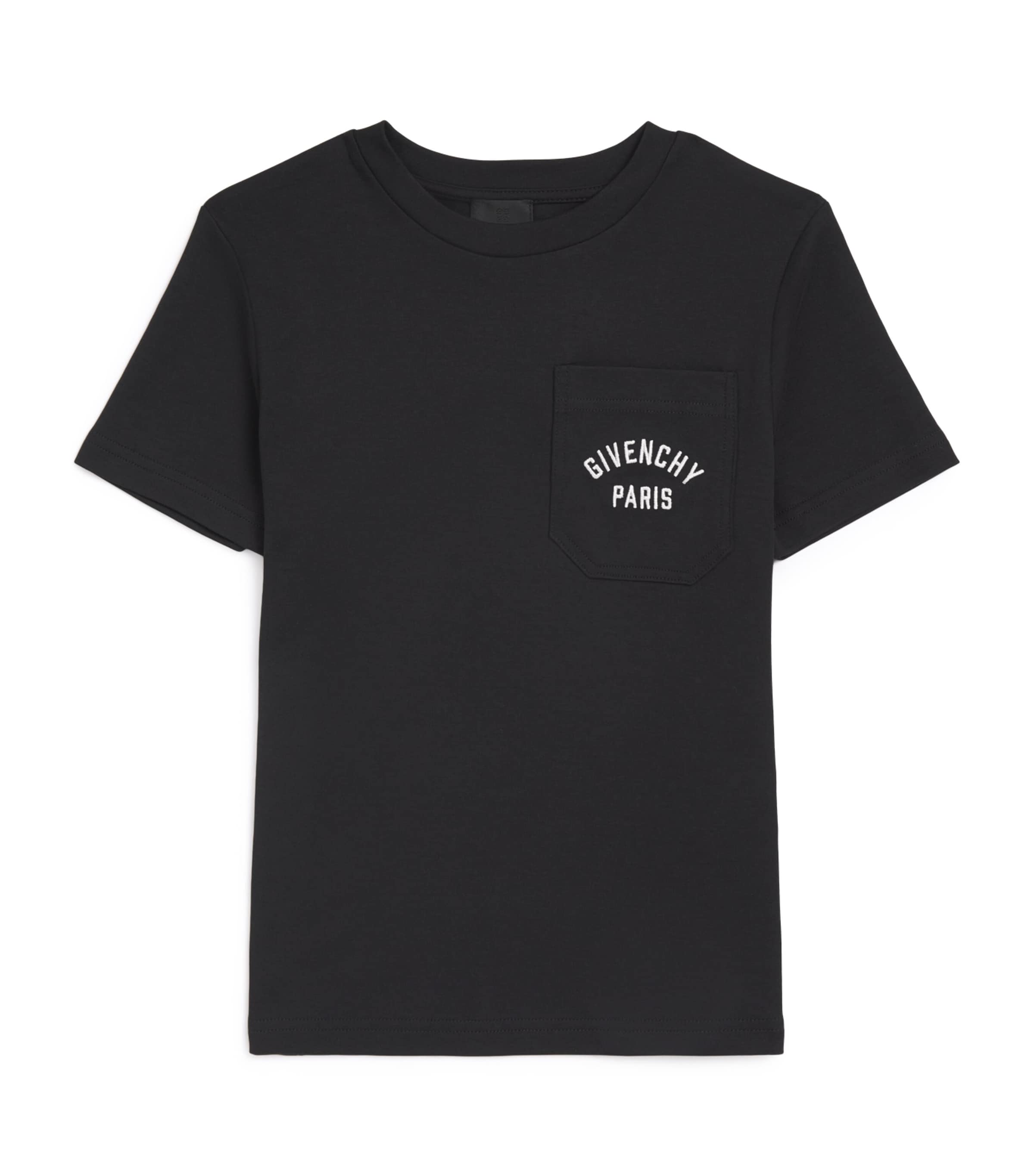 Cotton Logo Embroidered T-Shirt (4-12+ Years) H31122/09BBLACK Image 1