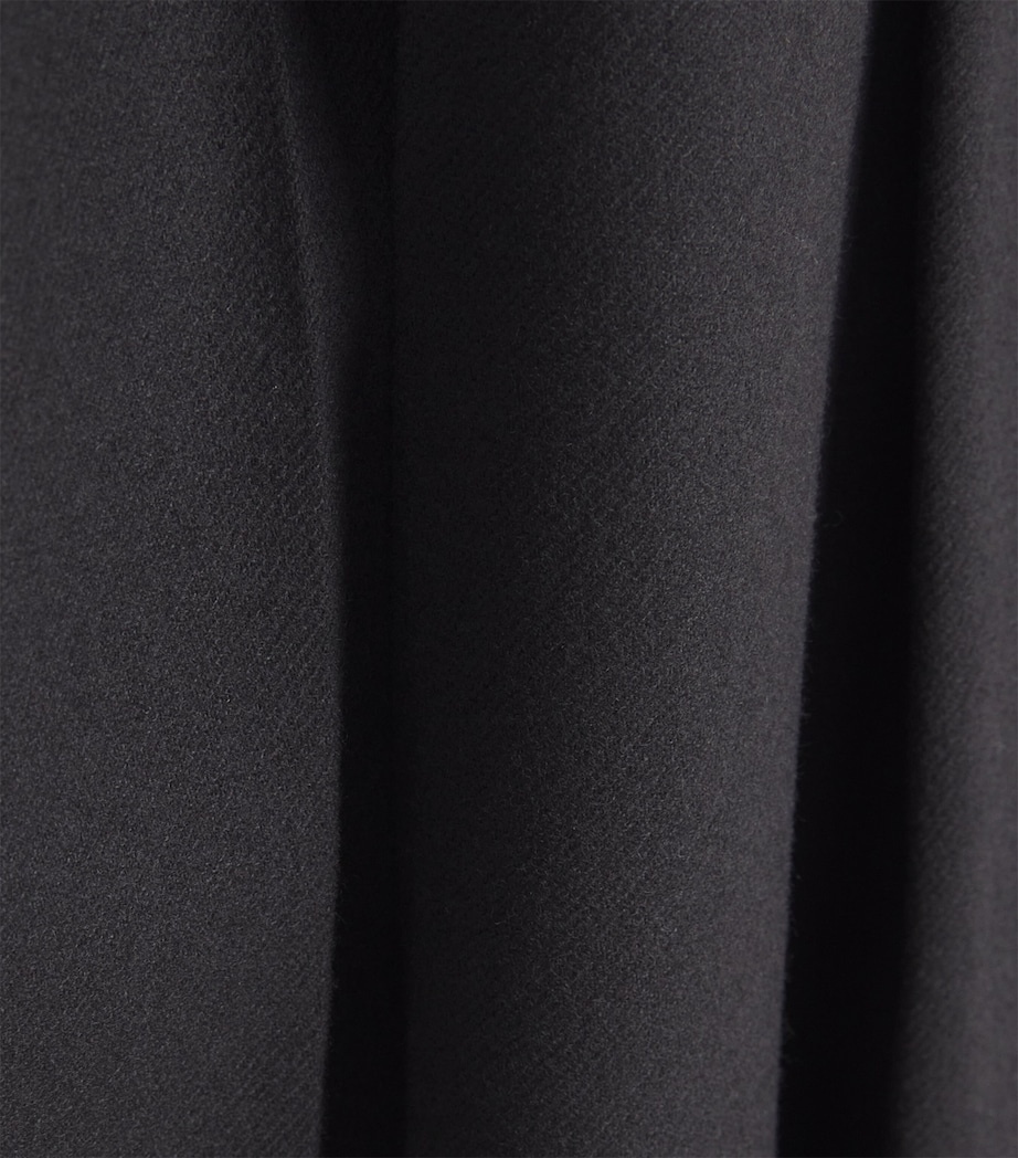 Virgin Wool-Blend Yanis Shorts DARK SMOKE Image 5