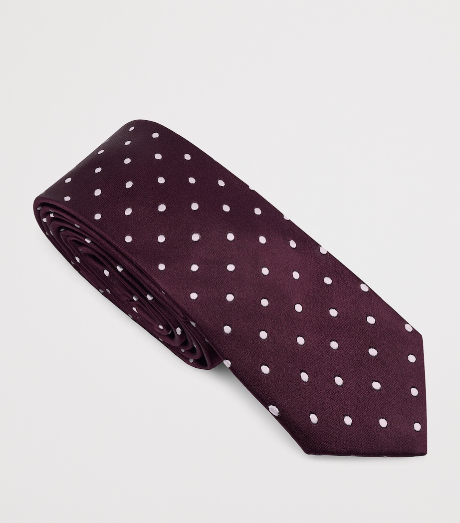 Silk Polka-Dot Tie ER670 Image 4