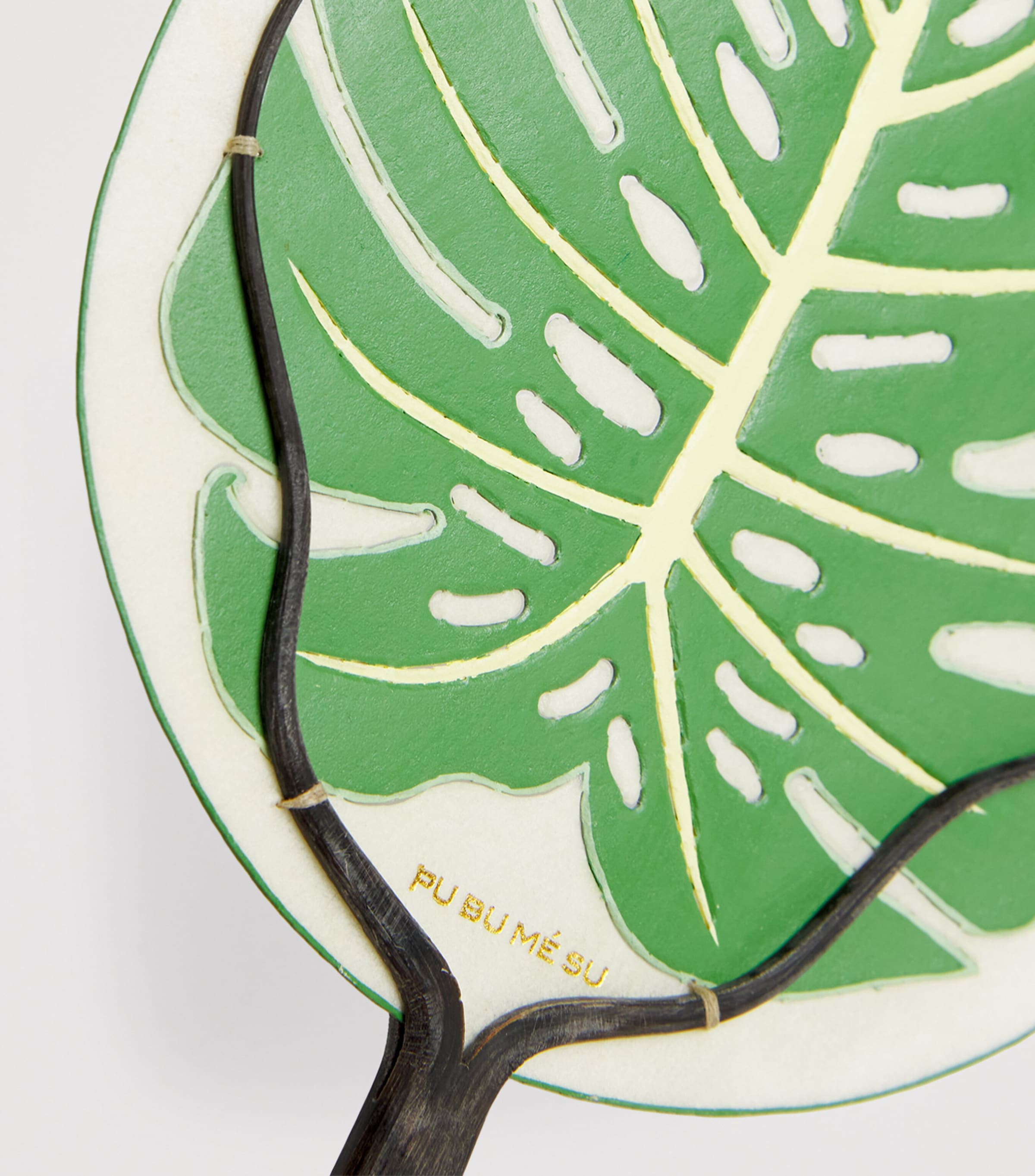 Small Monstera Fan GREEN Image 2