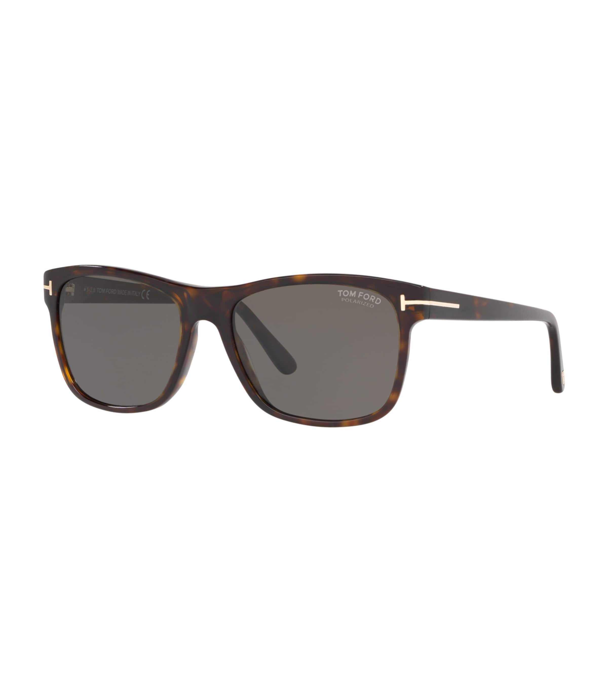 Tortoiseshell Giulio Rectangular Sunglasses BROWN Image 4