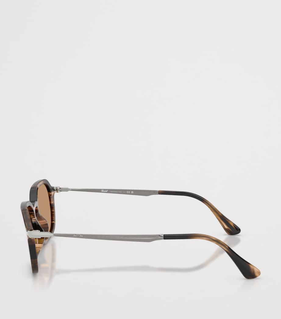 Persol Tortoiseshell Phantos Sunglasses Brown Image 3