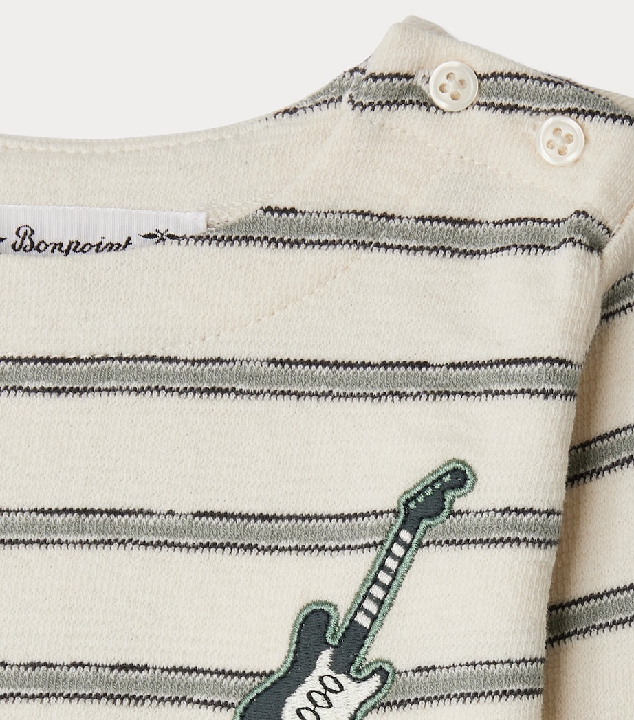 Cotton Guitar Long-Sleeve T-Shirt (6-18 Months) VERT DE GRIS Image 3