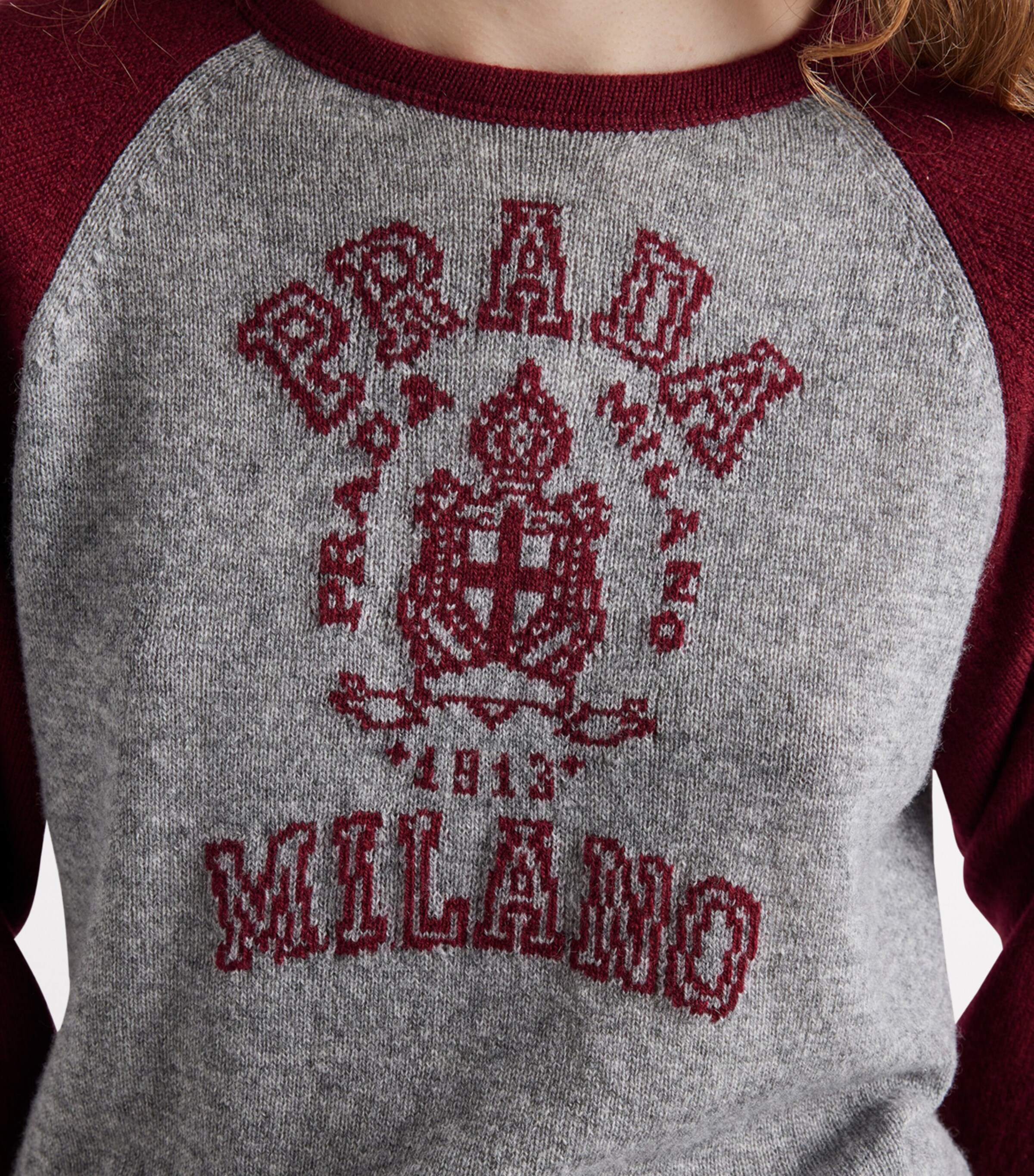 Prada Womens Cashmere Logo Sweater Image 4