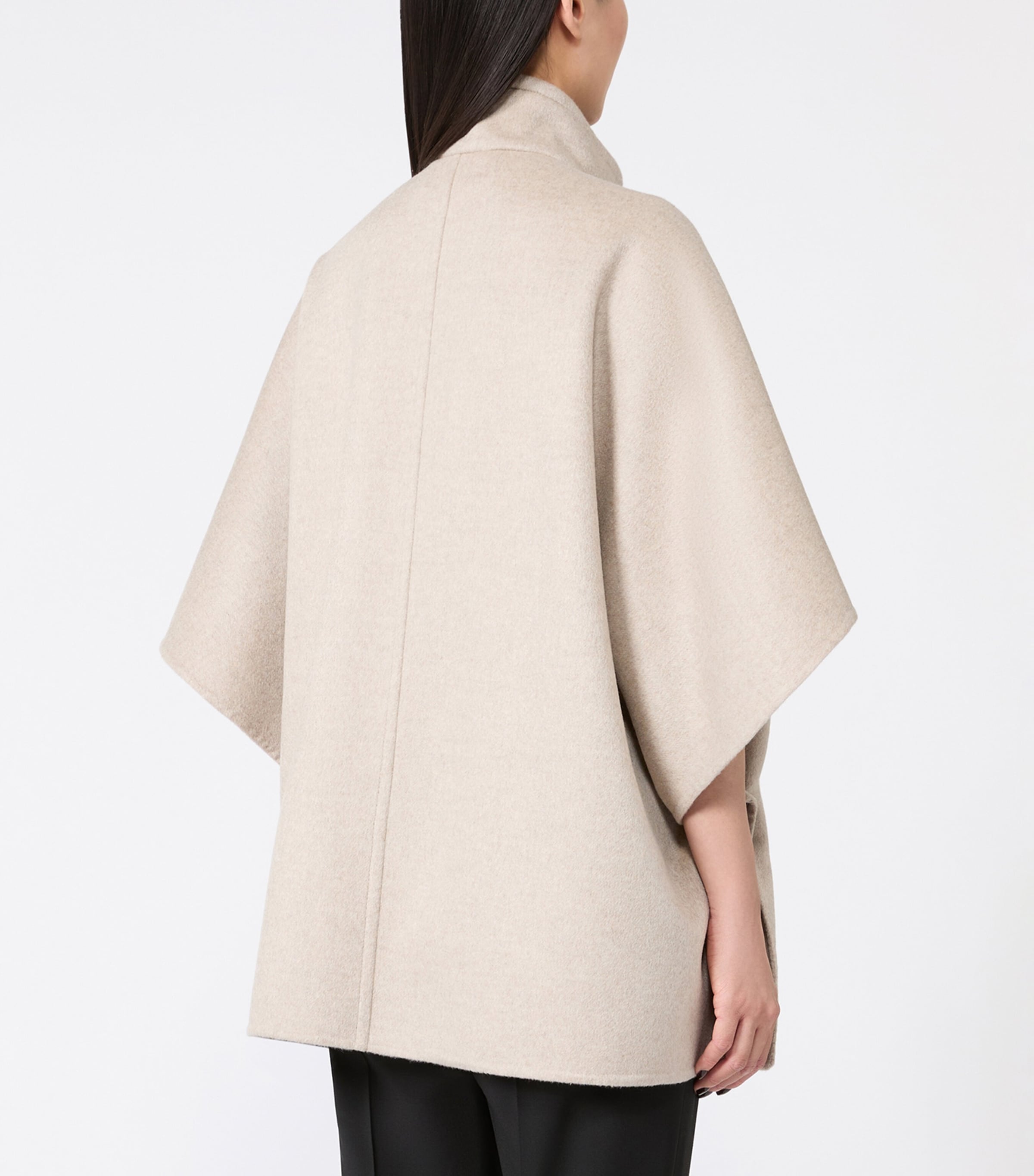 Max Mara Womens Cashmere Cape Stone Image 4