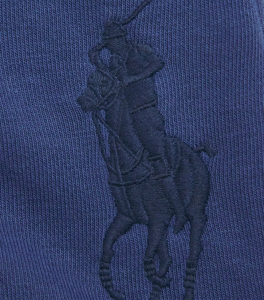 Ralph Lauren Kids Cotton-Blend Drawstring Shorts (2-7 Years) Navy Image 3