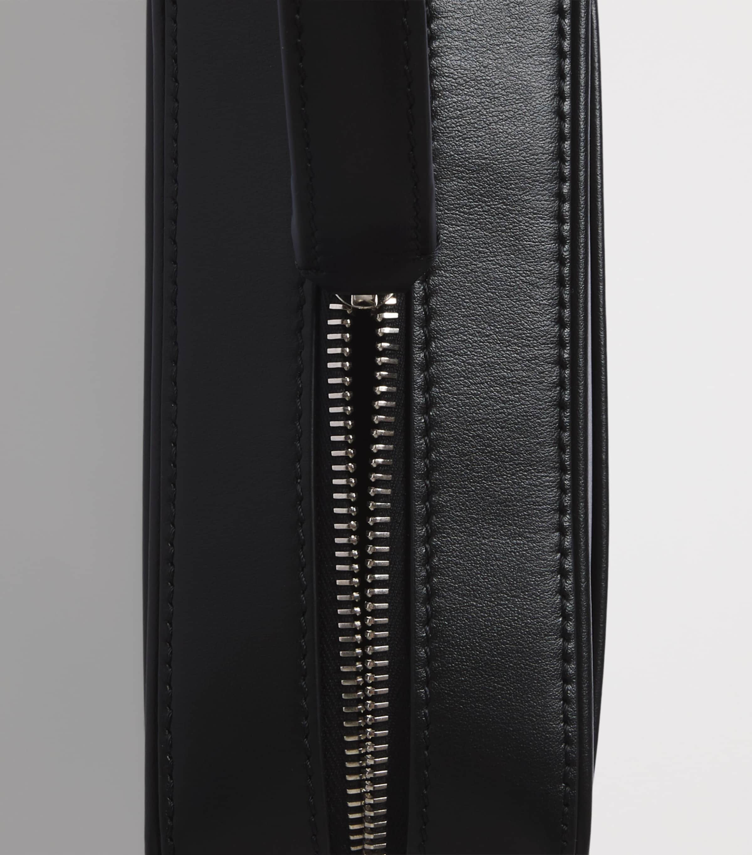 Jacquemus Leather Le Baneto Shoulder Bag Black Image 6