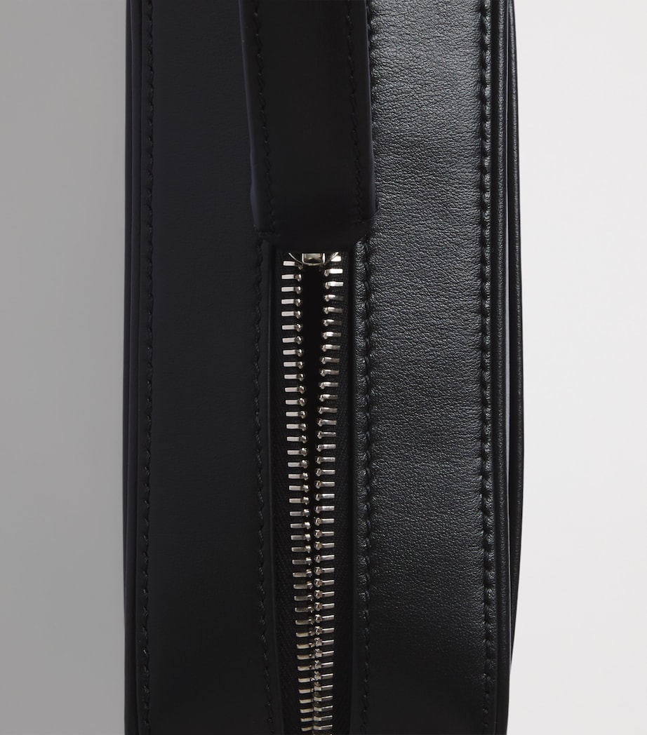 Jacquemus Leather Le Baneto Shoulder Bag Black Image 6