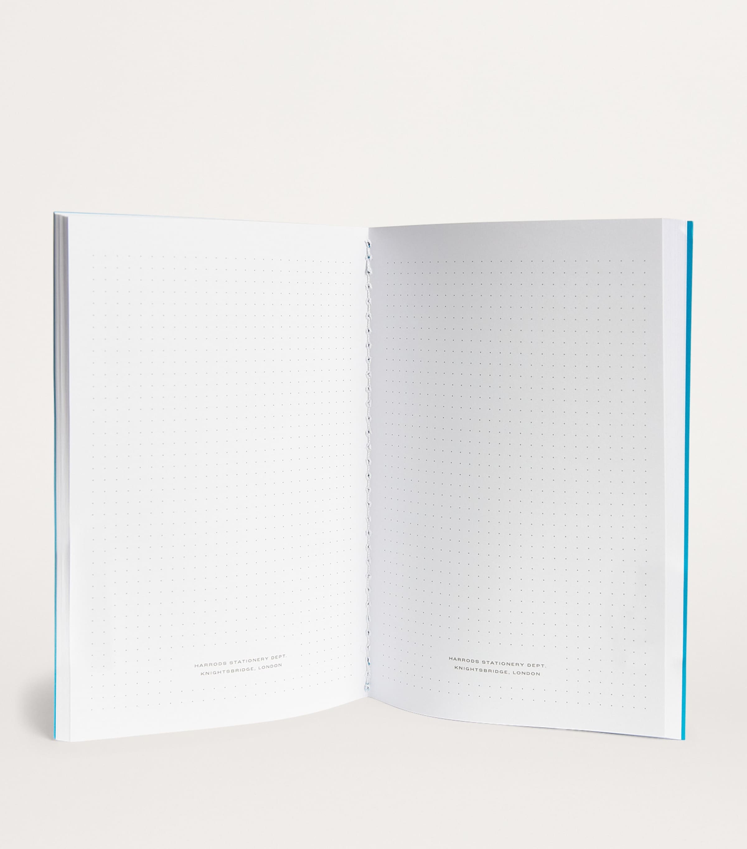 Harrods A6 Logo Notebooks (Set of 3) Blue Image 2