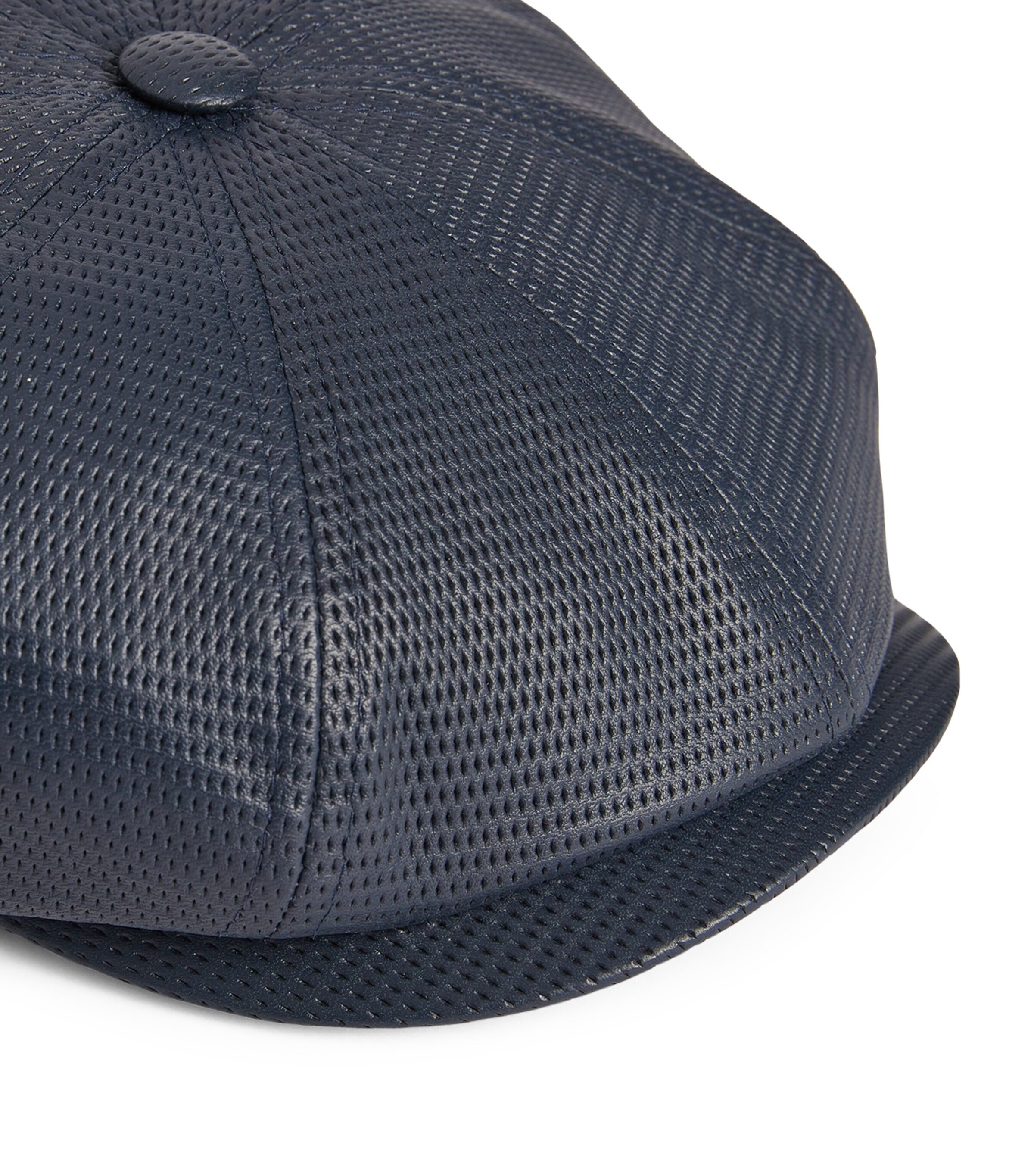 Stetson Lambskin Hatteras Cap Navy Denim Image 4