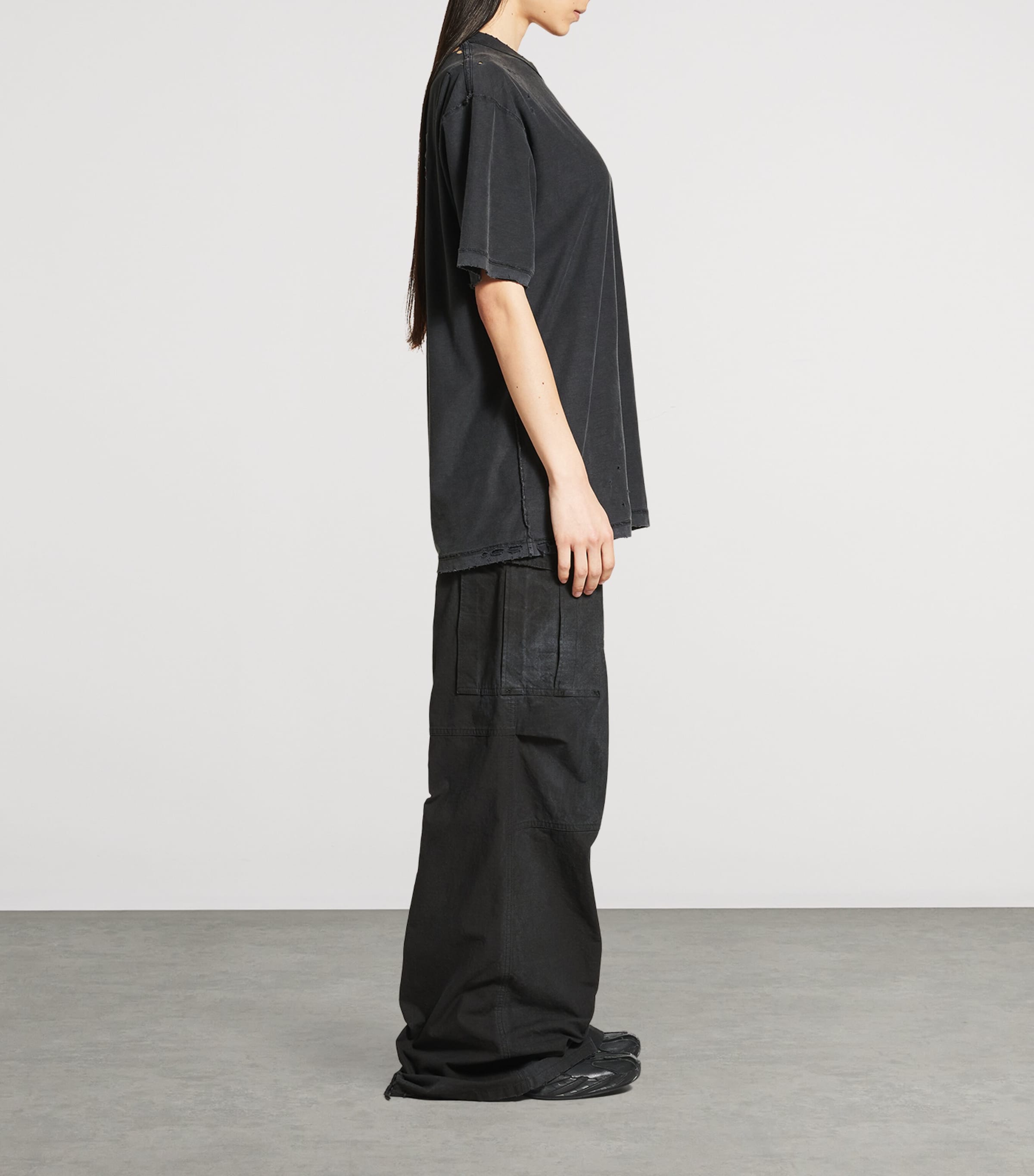 Balenciaga Cotton Inside-Out T-Shirt | Harrods US