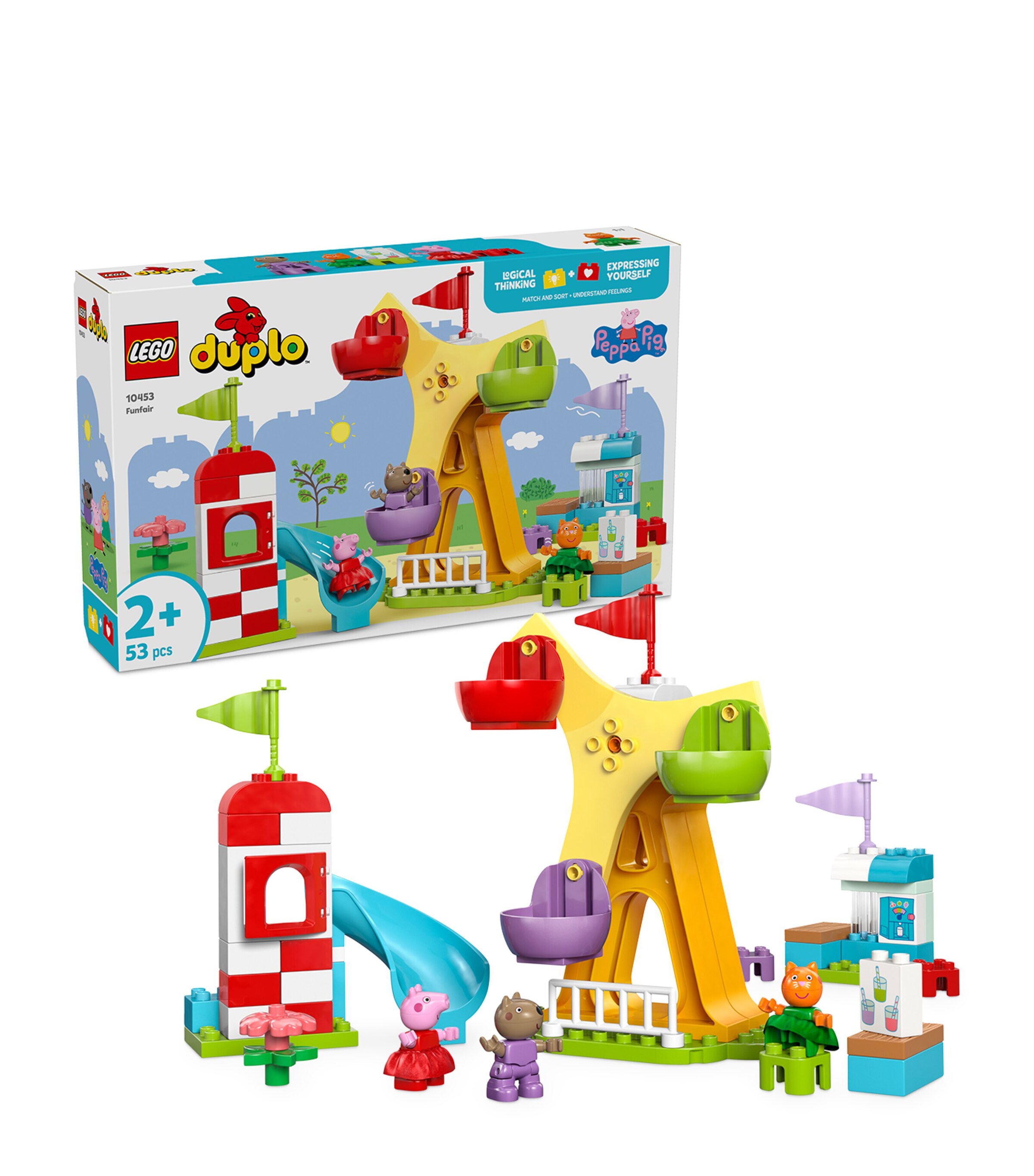 DUPLO Peppa Pig Funfair Set MULTI Image 2