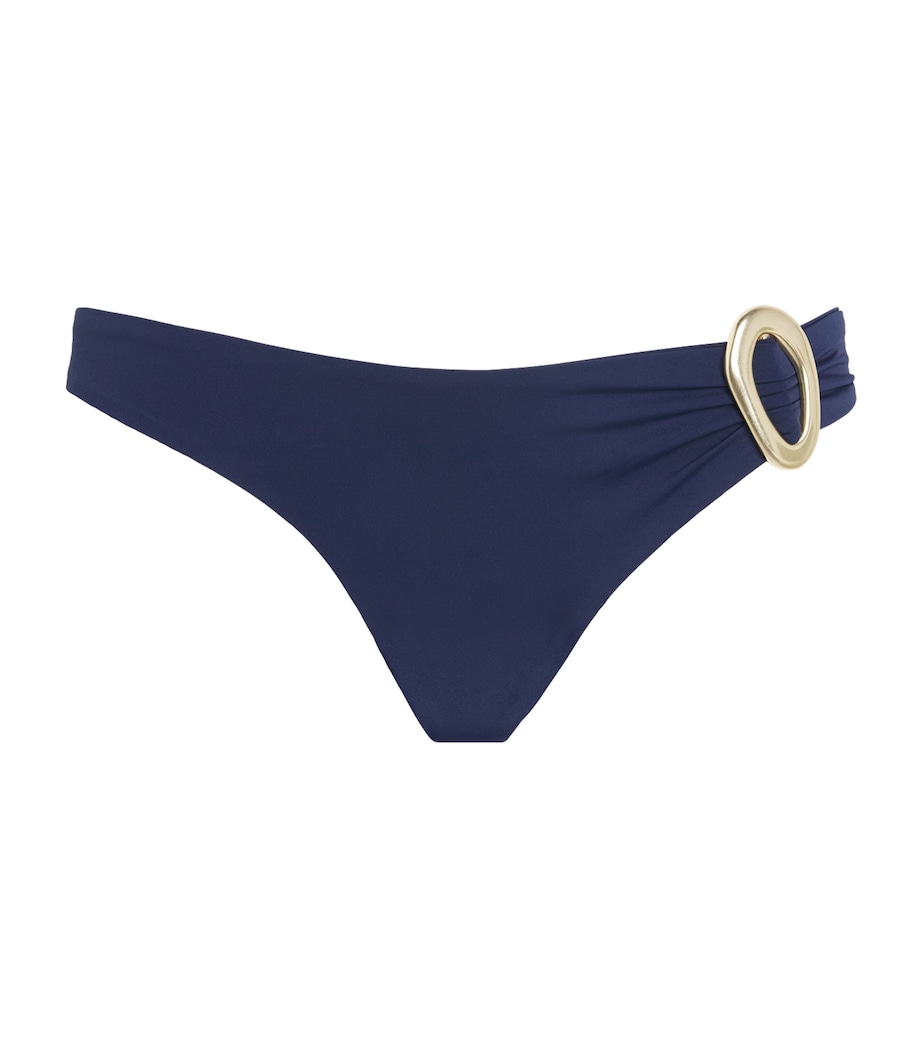 AWAY THAT DAY Womens Cabo Verde Bikini Bottoms French Navy Image 1