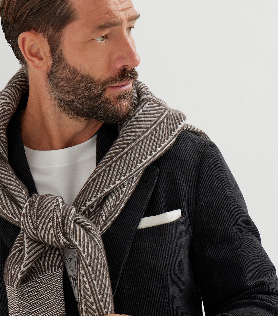 Silk Logo Pocket Square COV48 Image 2