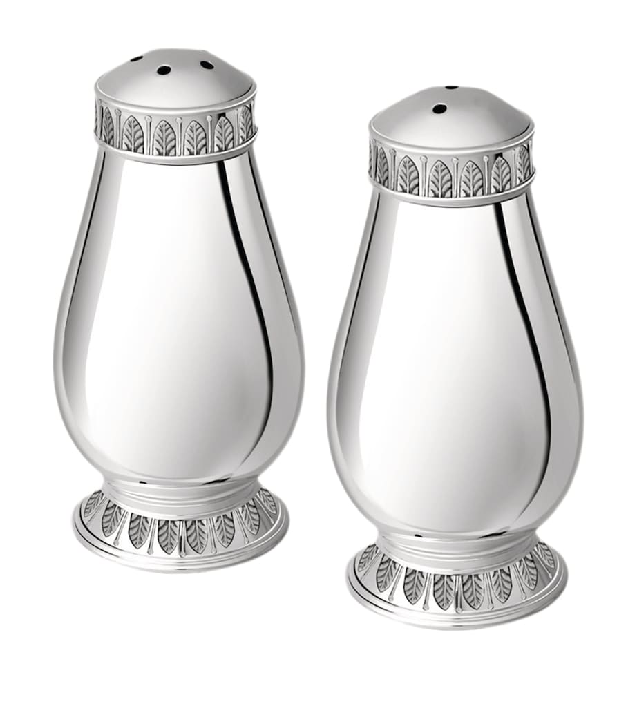 Christofle Silver-Plated Malmaison Salt and Pepper Shakers Silver Image 1