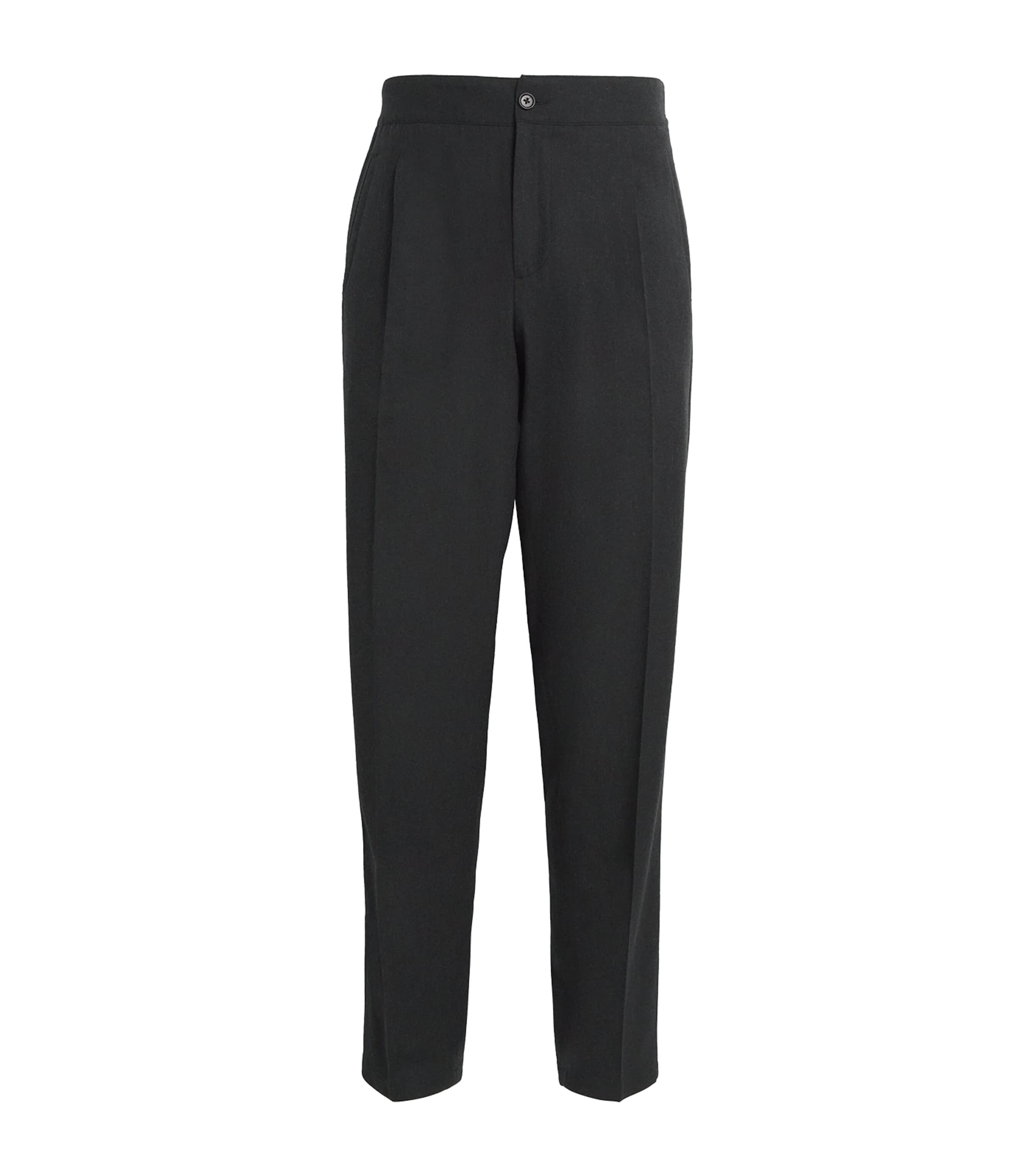Wool-Blend Pleated Trousers 480 Image 1
