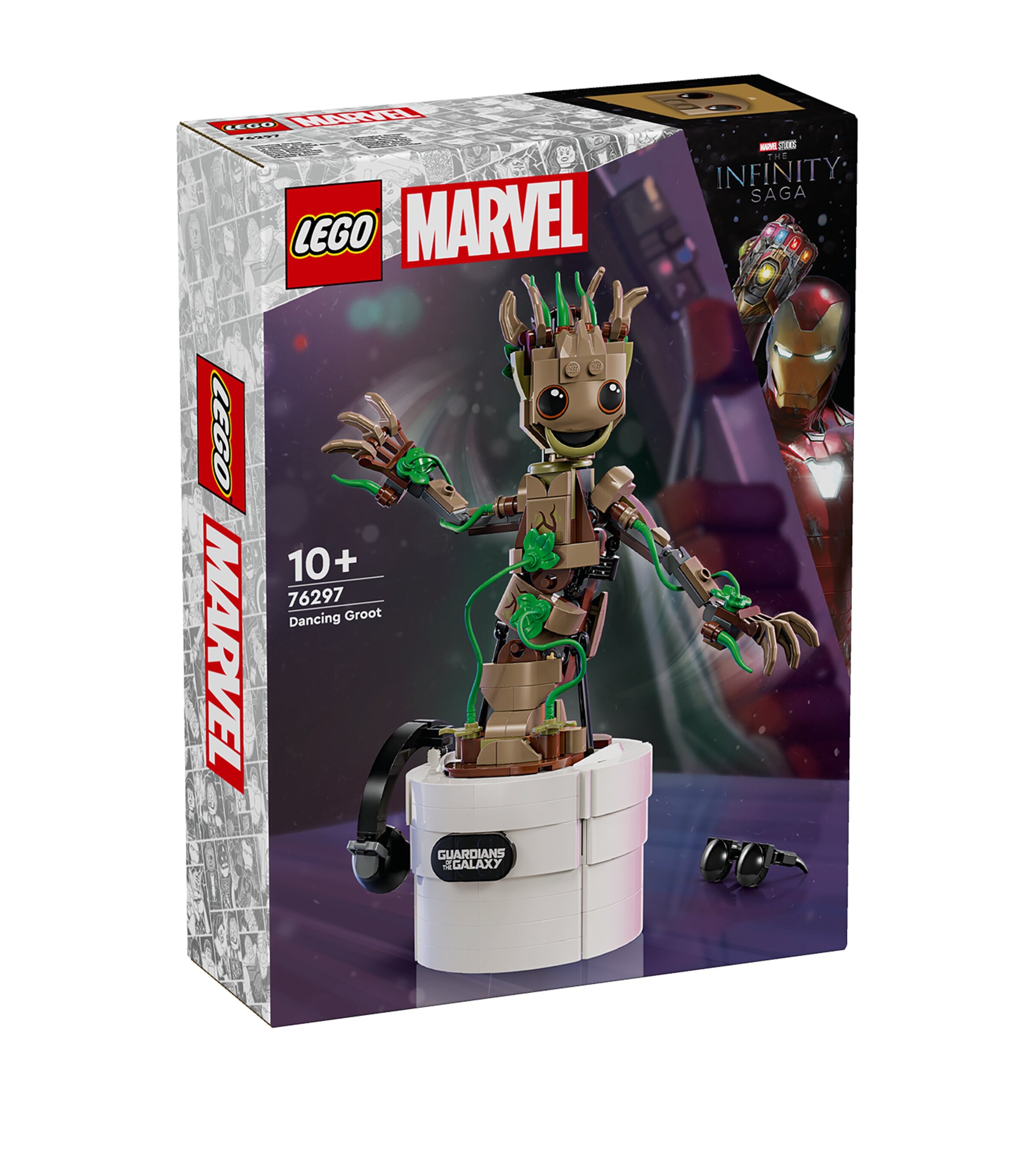 Lego Marvel Dancing Groot Guardians of the Galaxy Set 76297 Image 1