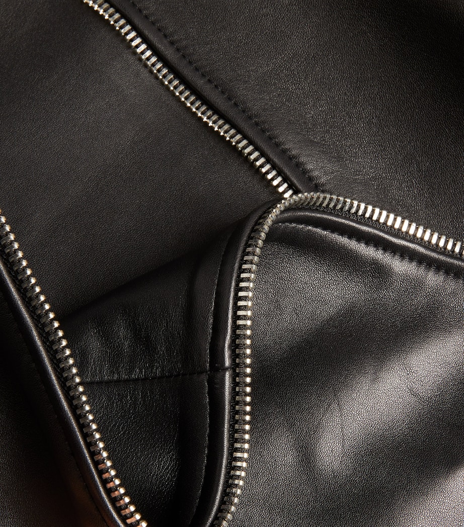 Leather Jacket BLACK Image 4