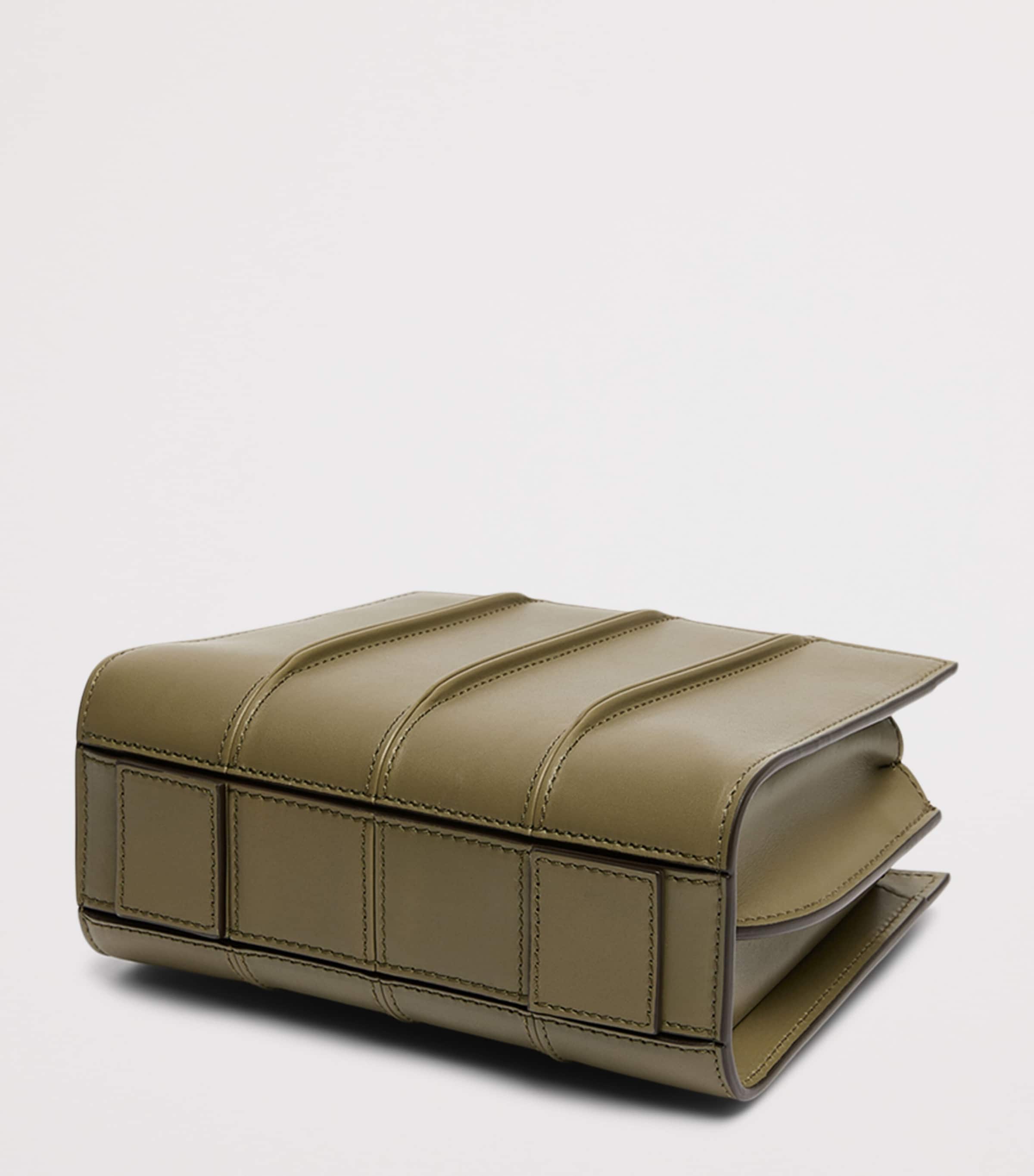Max Mara Micro Whitney Top-Handle Bag Olive Green Image 7