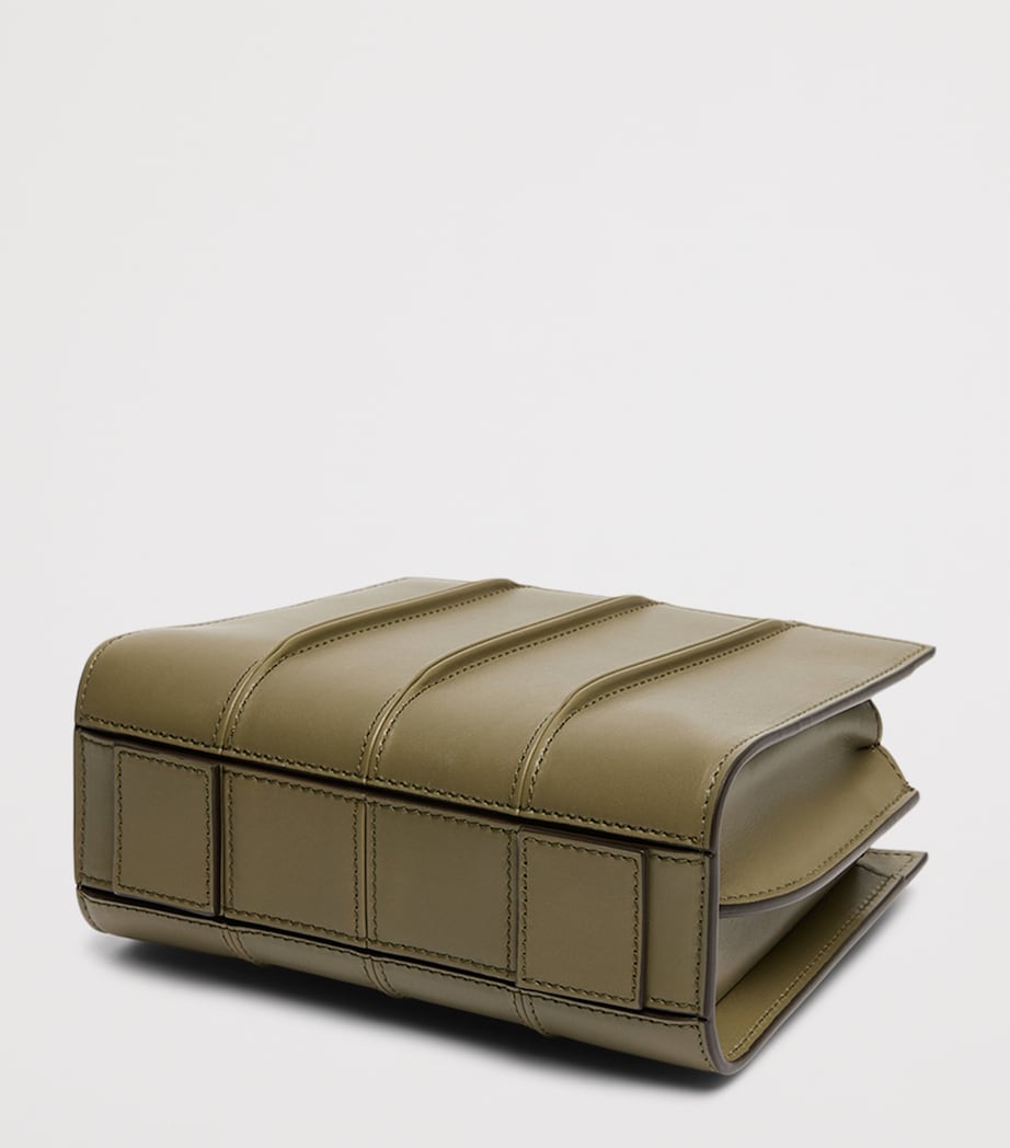 Max Mara Micro Whitney Top-Handle Bag Olive Green Image 7