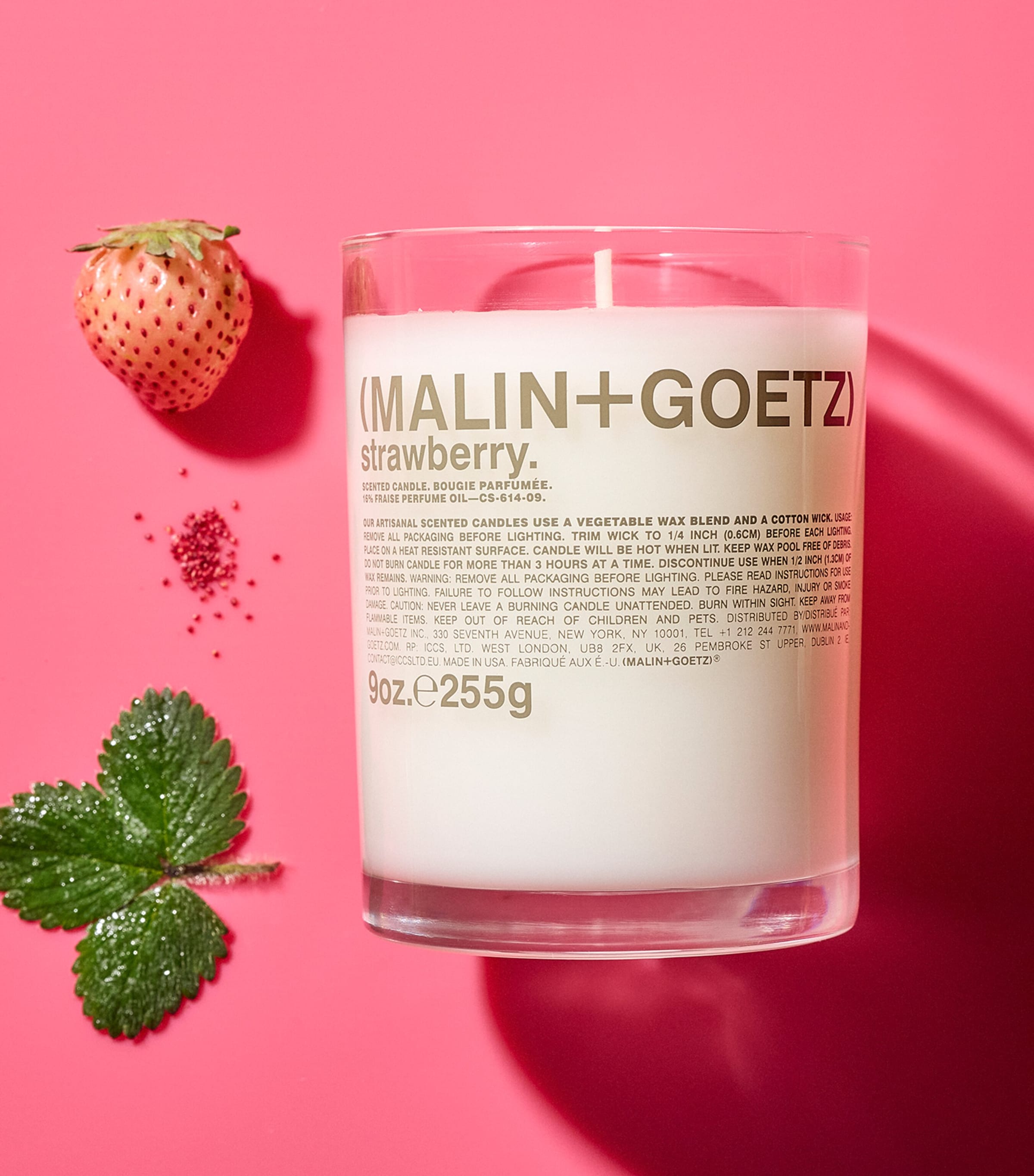 Strawberry Candle (255g) NO COLOUR Image 2