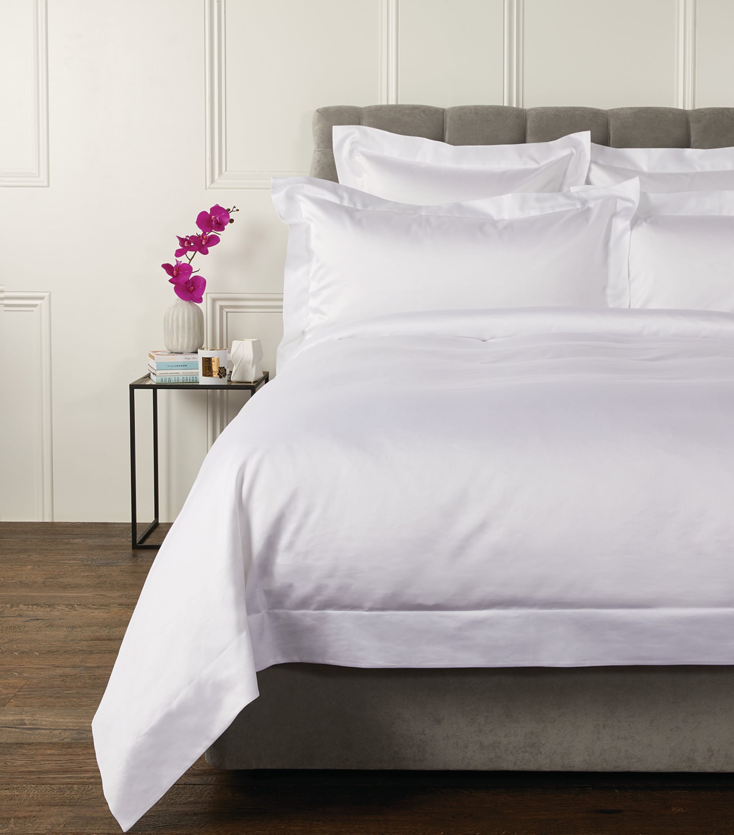 Celso De Lemos Capela Super King Flat Sheet In White