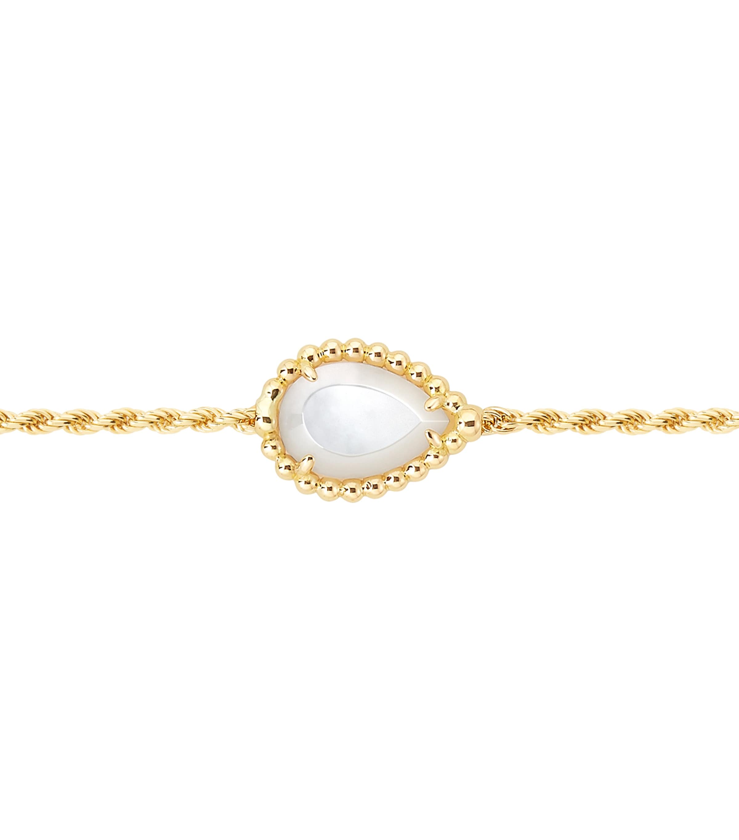 Yellow Gold, Diamond and Mother-of-Pearl Serpent Bohème Bracelet GOLD Image 3