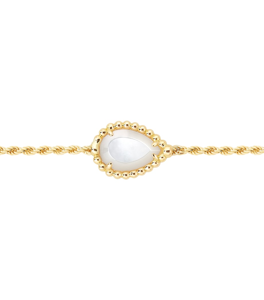 Yellow Gold, Diamond and Mother-of-Pearl Serpent Bohème Bracelet GOLD Image 2