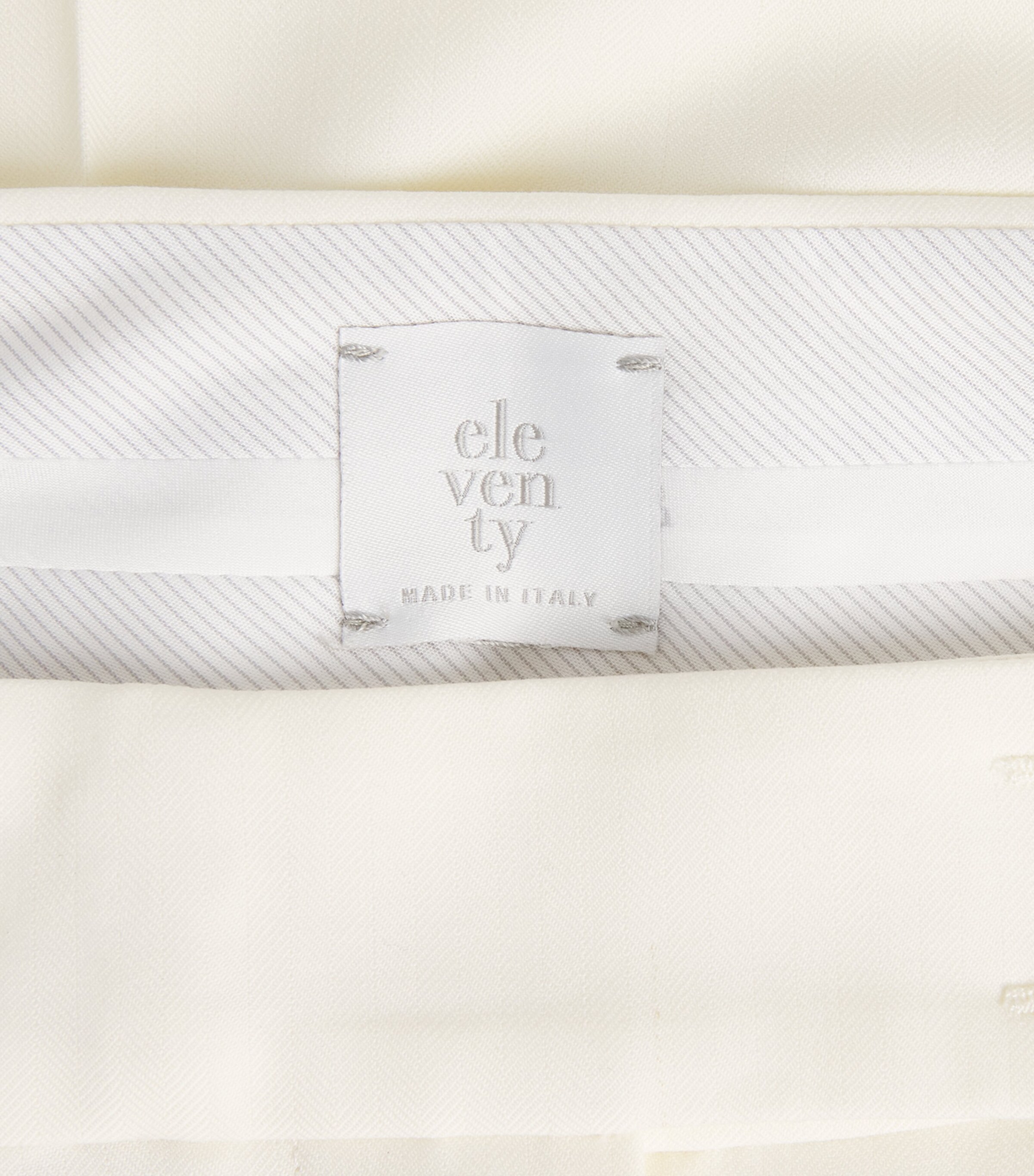 Eleventy Womens Wool-Blend Straight Trousers Avorio Image 6