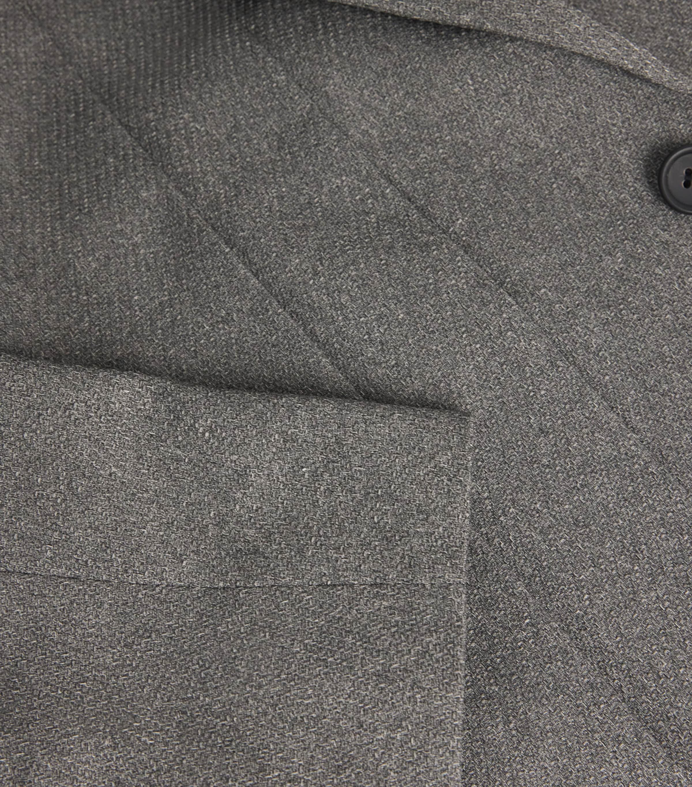 Tweed Pleated Blazer 12-GRAY Image 5