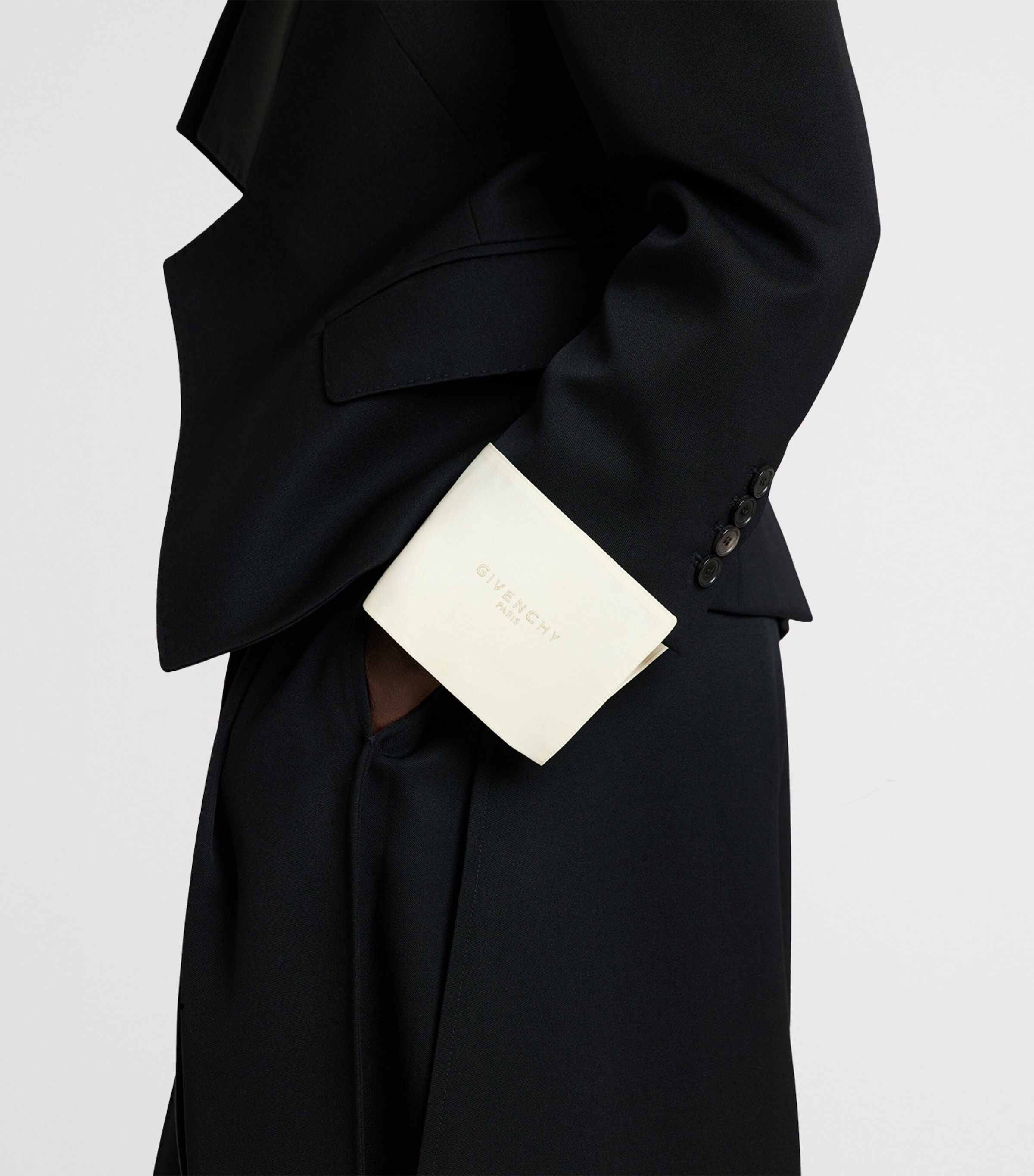 Givenchy Womens Wool Reverse Blazer Image 7