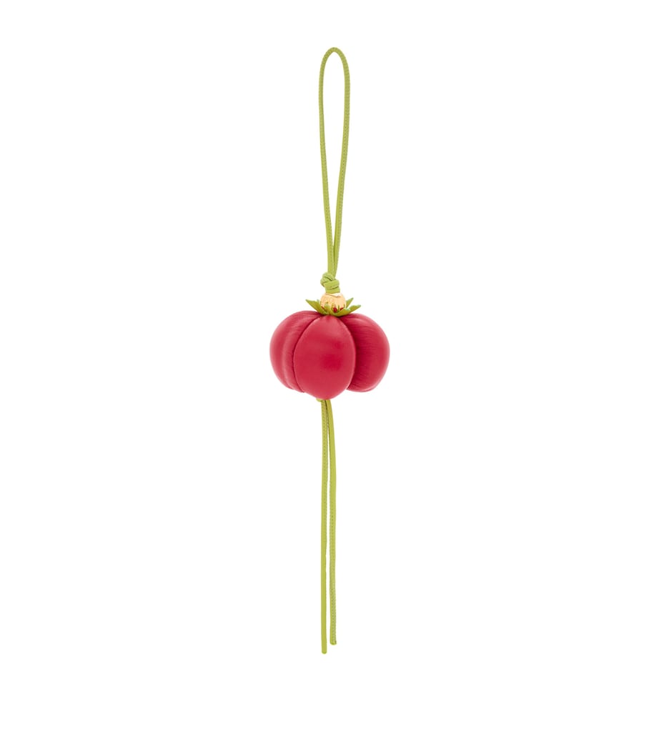 LOEWE Leather Tomato Charm Red Image 1