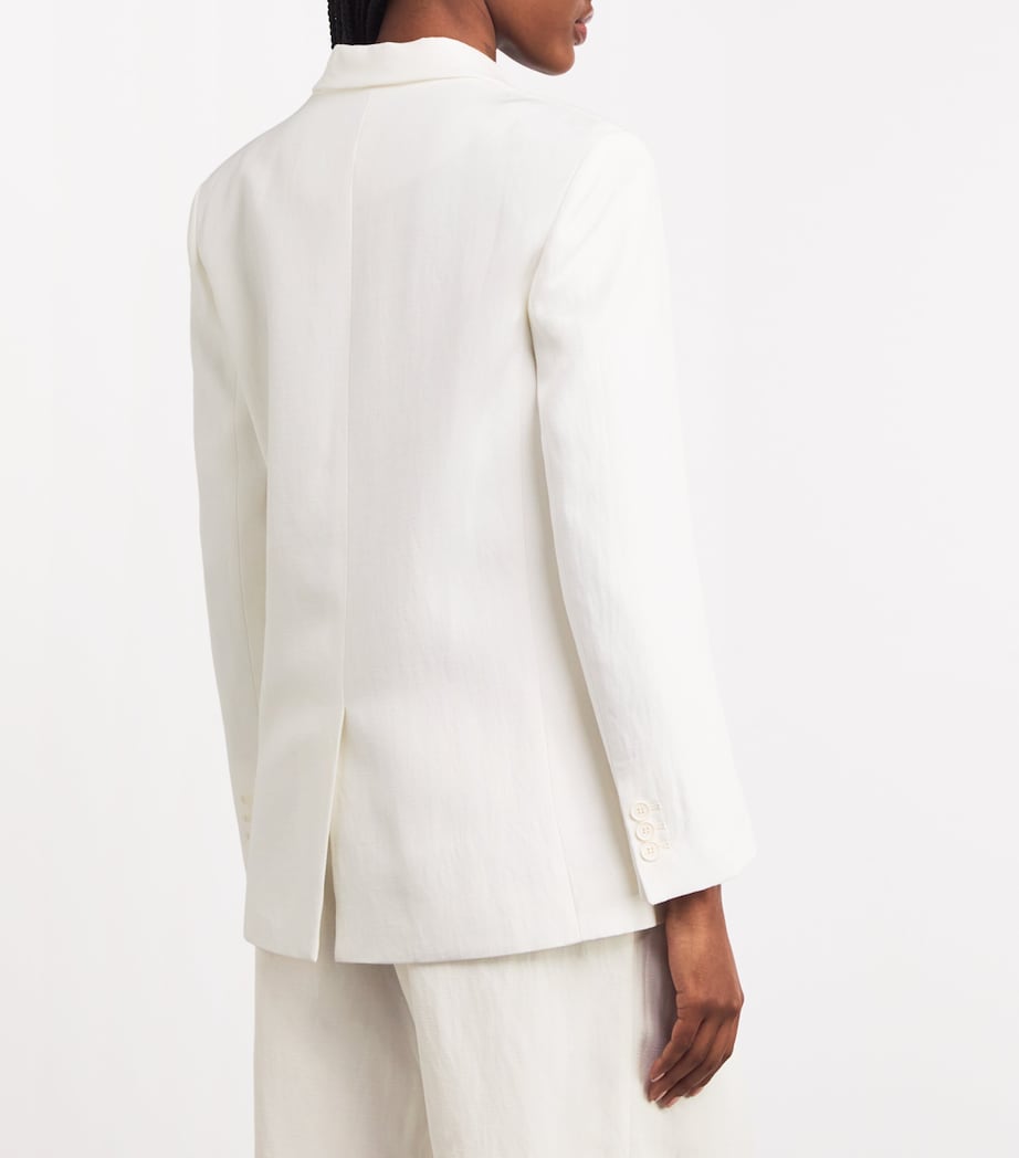 Single-Breasted Blazer ECRU Image 4