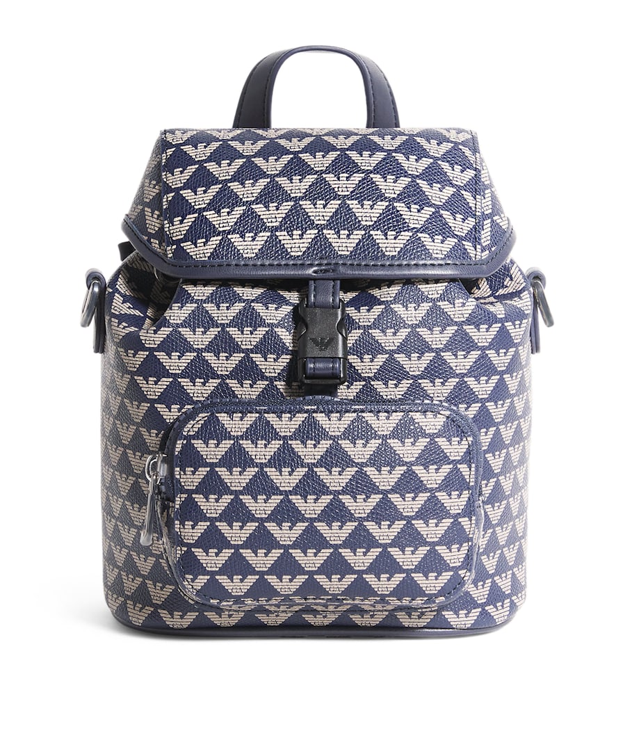 Logo Backpack AB060 NAVY BLUE/ECRU Image 1