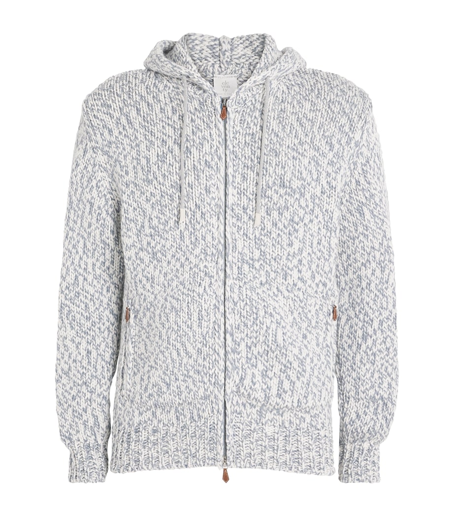 Hooded Zip-Up Sweater ZUCCHERO Image 1