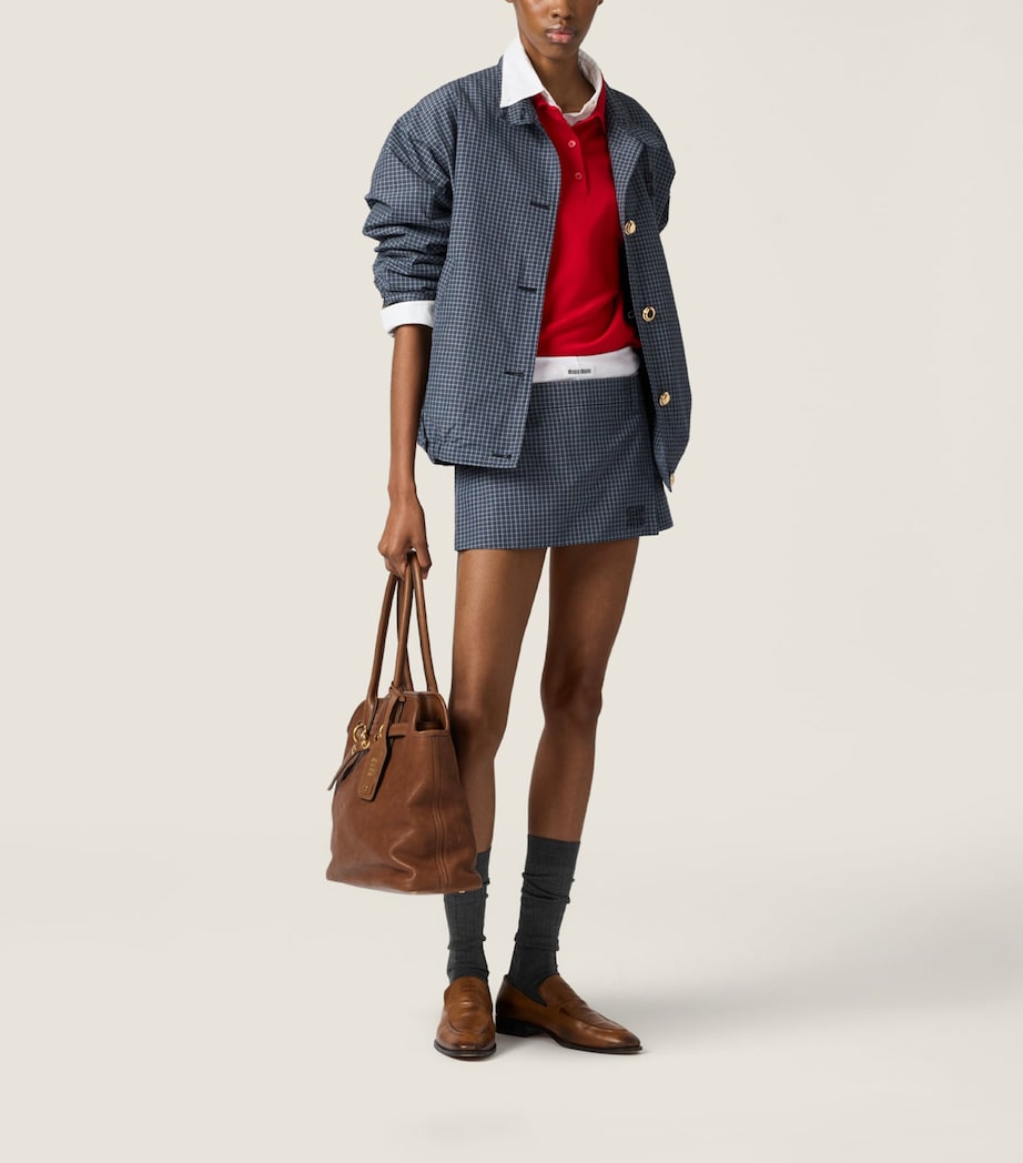 Miu Miu Womens Wool Polo Sweater Image 2