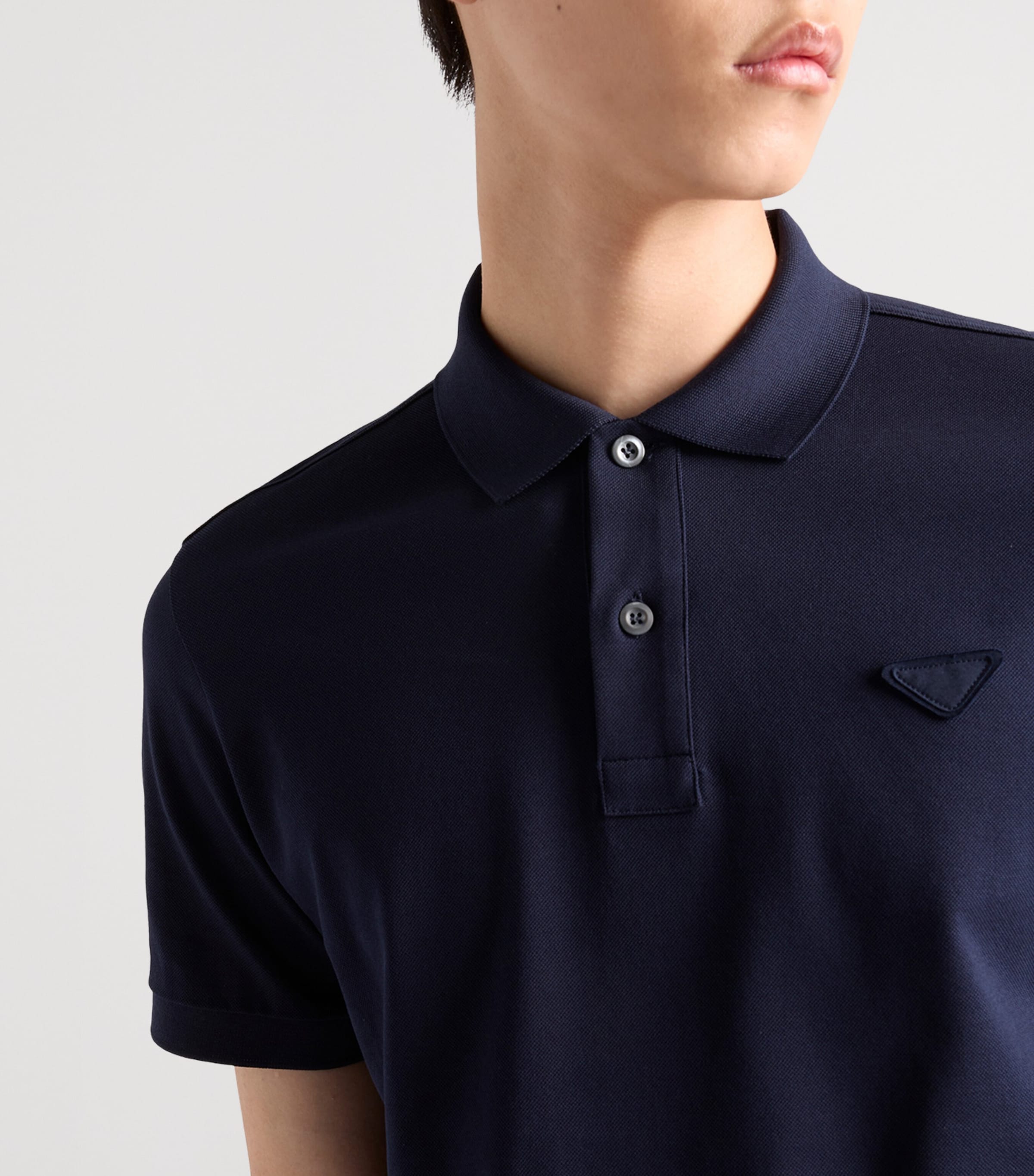 Cotton Piqué Polo Shirt F0124 Image 3