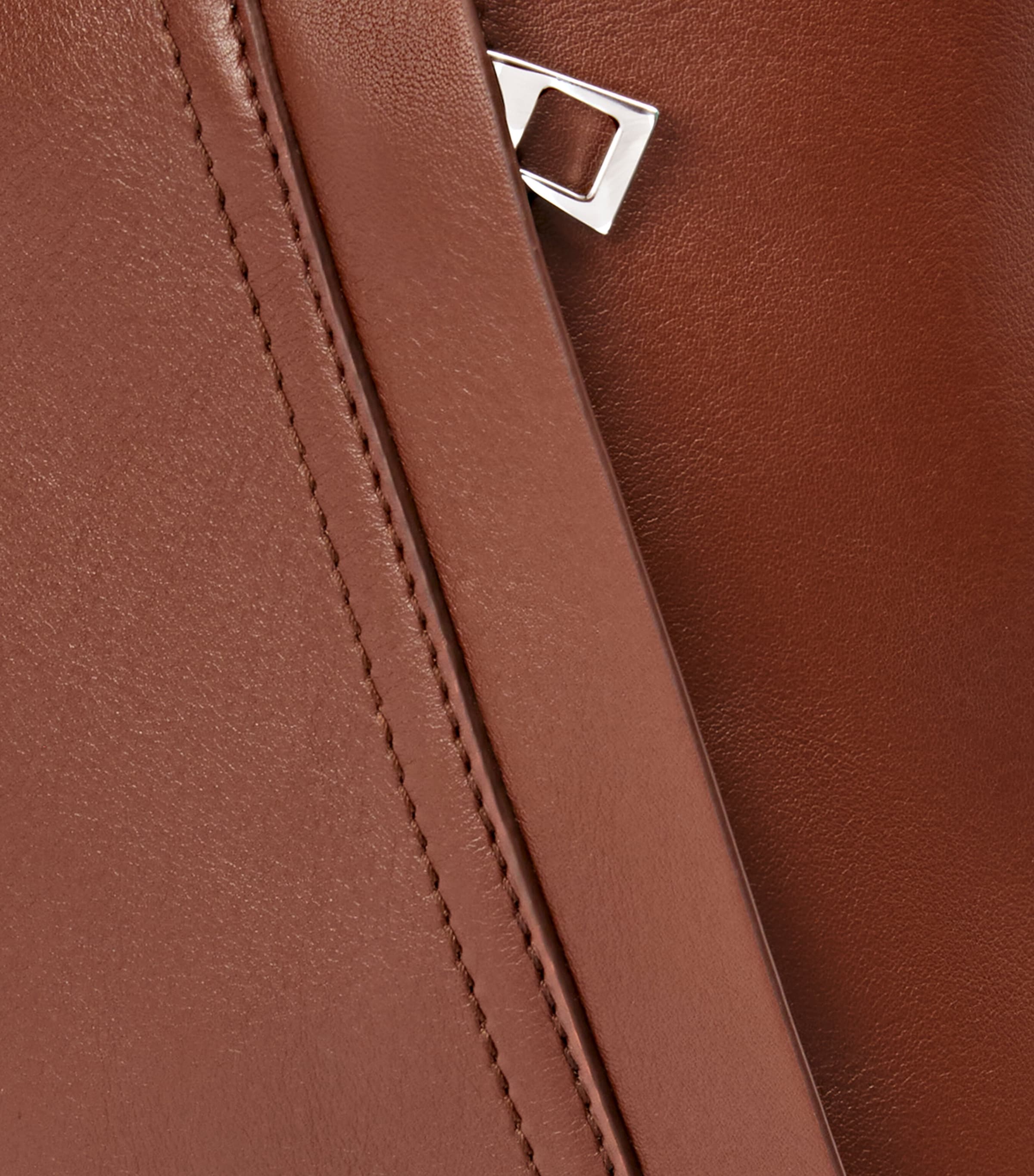 Leather Flamenco Backpack BROWNIE Image 4